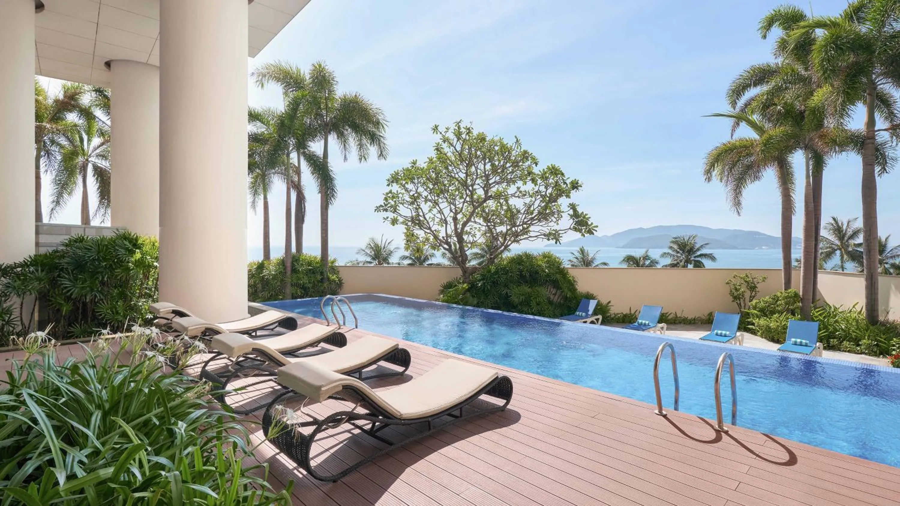 Swimming pool in InterContinental Residences Nha Trang by IHG