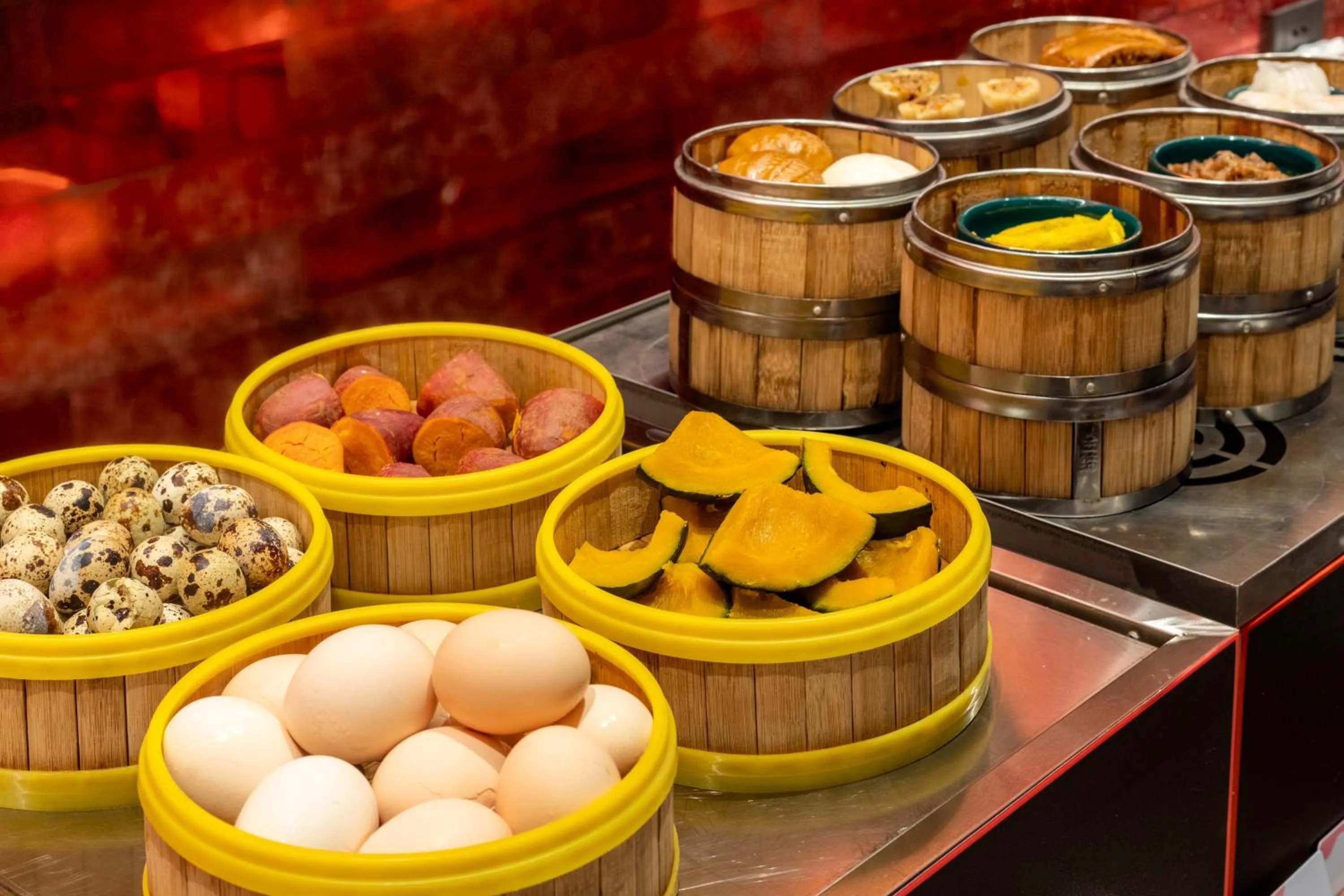 Breakfast in Echarm PLUS International Hotel Zhujiang New Town Wuyangcun Metro Station Branch- Free Deliver Service to Canton Fair Complex During Canton Fair Period