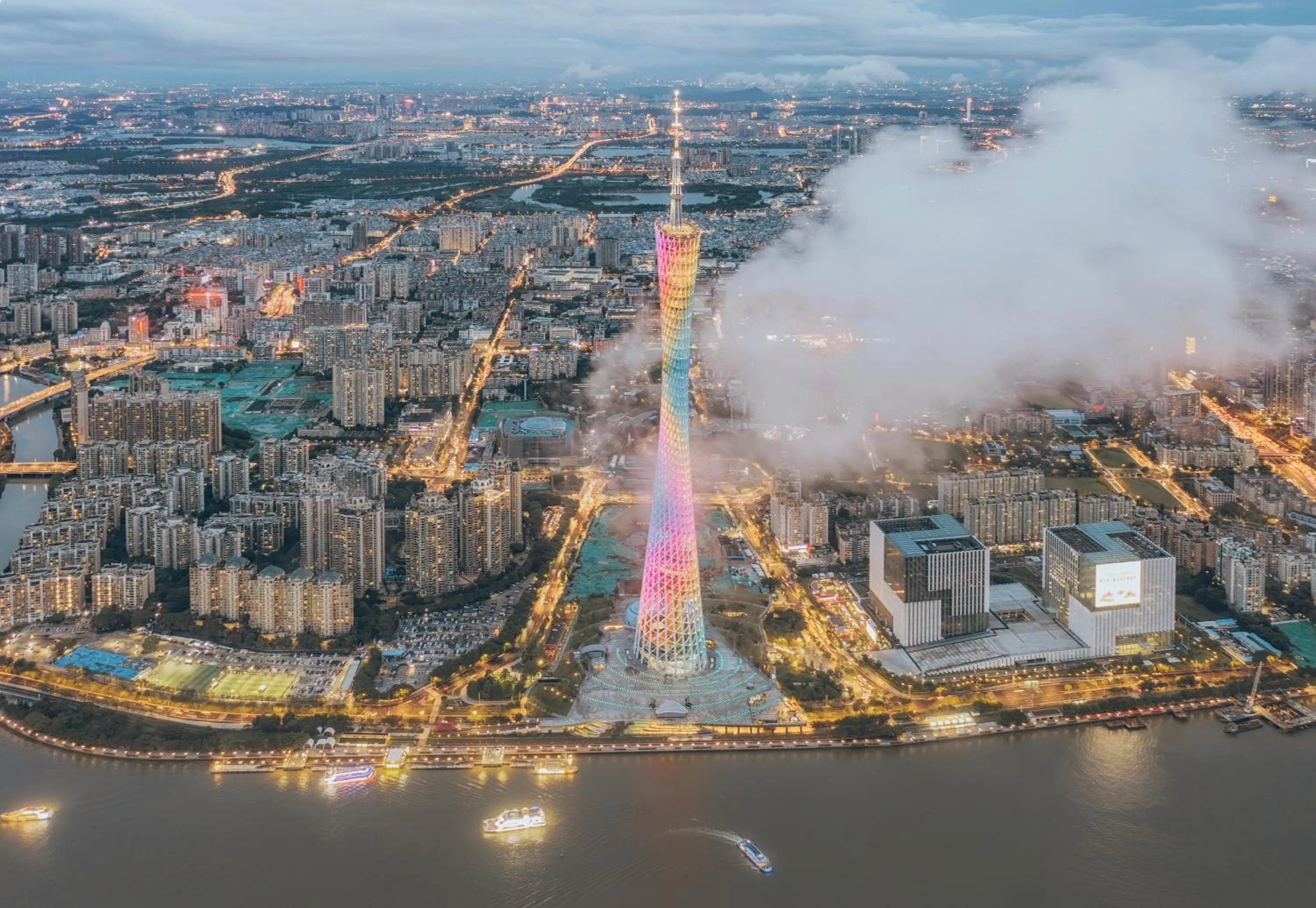 Nearby landmark in Echarm PLUS International Hotel Zhujiang New Town Wuyangcun Metro Station Branch- Free Deliver Service to Canton Fair Complex During Canton Fair Period