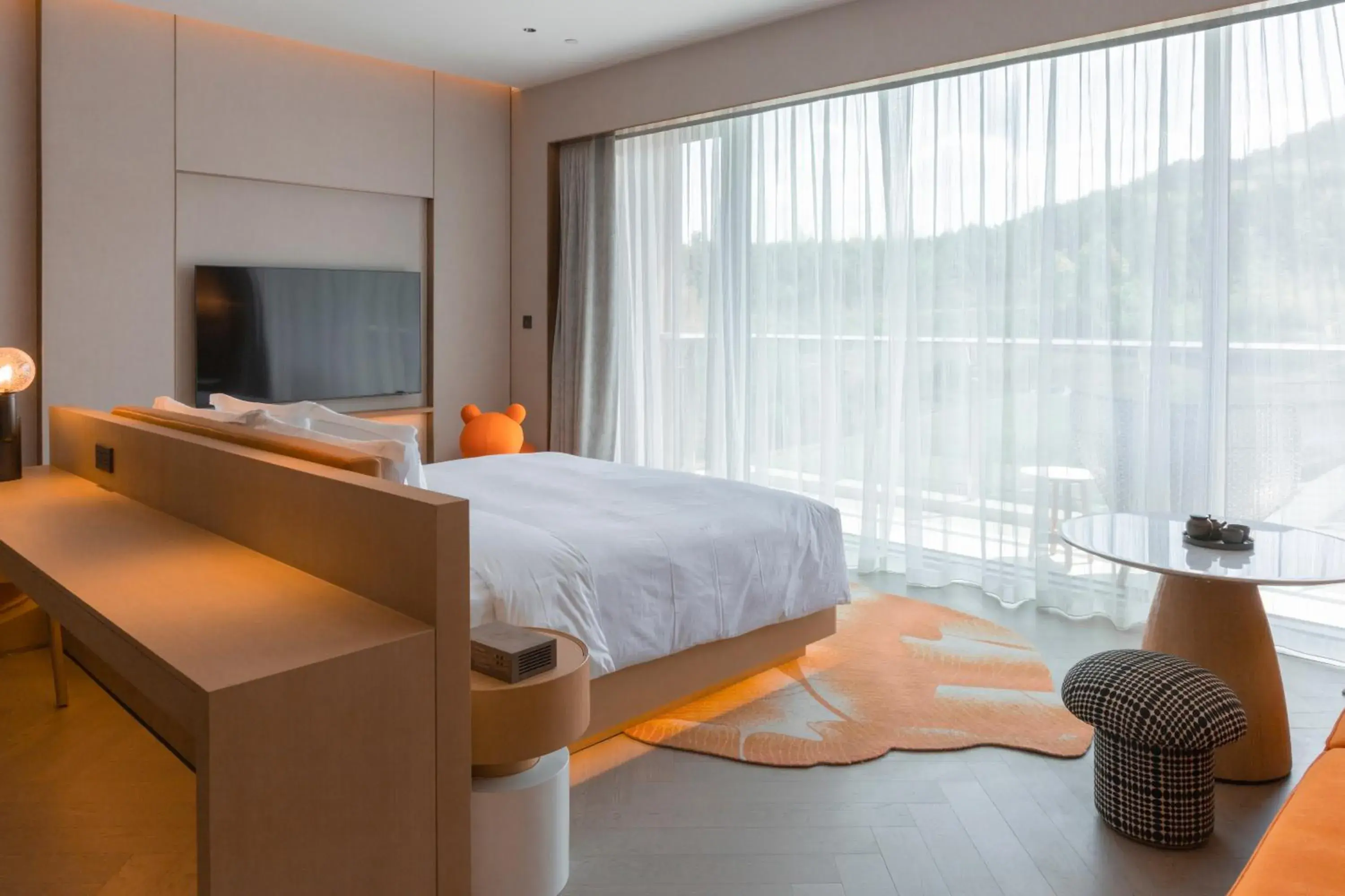 Bed in Hotel Indigo Hangzhou Tianmushan Bed in Hotel Indigo Hangzhou Tianmushan