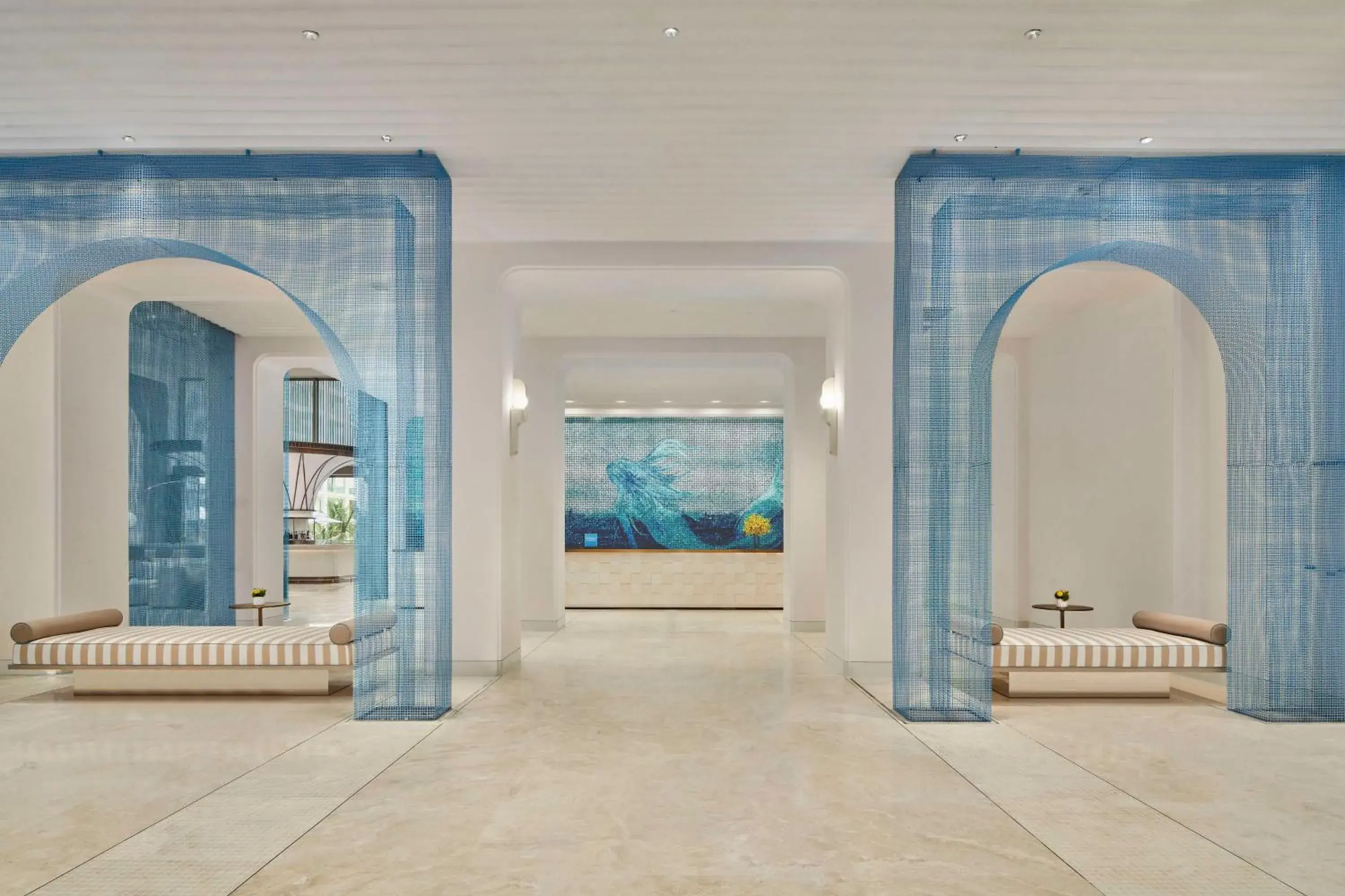 Lobby or reception in The Mermoon Resort Hainan Tufu Bay, Tapestry By Hilton Lobby or reception in The Mermoon Resort Hainan Tufu Bay, Tapestry By Hilton