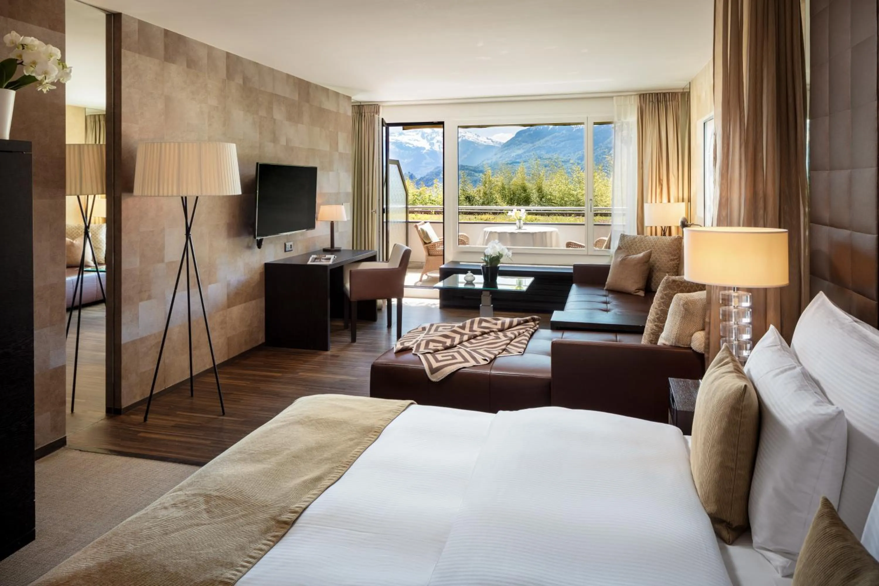 Staff, Bed in Park Hotel Sonnenhof - Relais & Châteaux