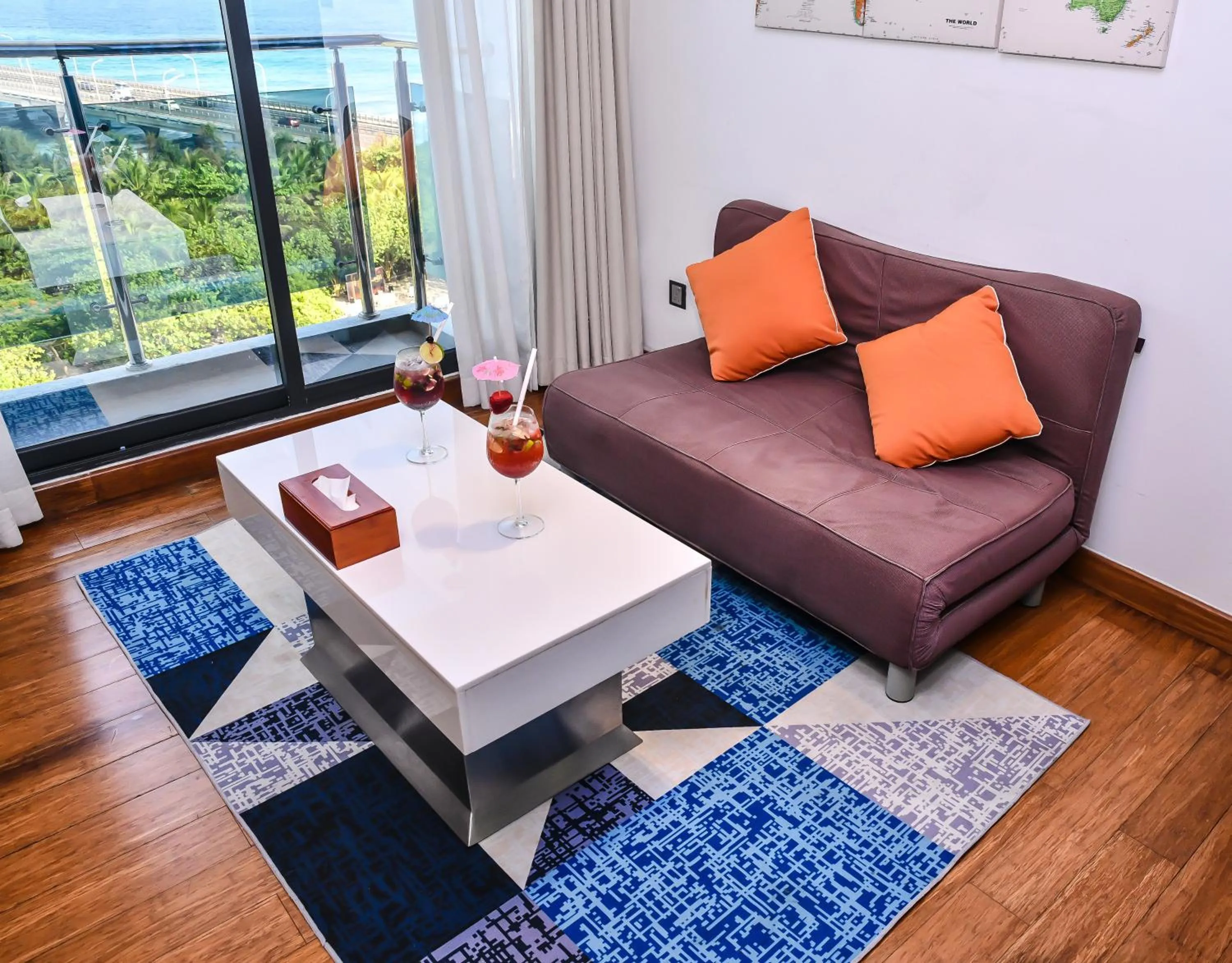 Seating area in Beehive Premier