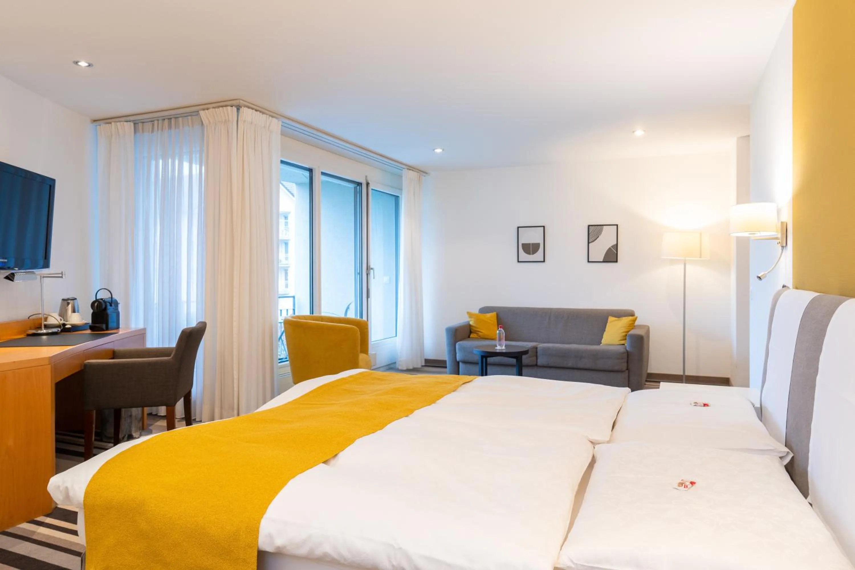 Bedroom, Bed in Hotel Schatzmann