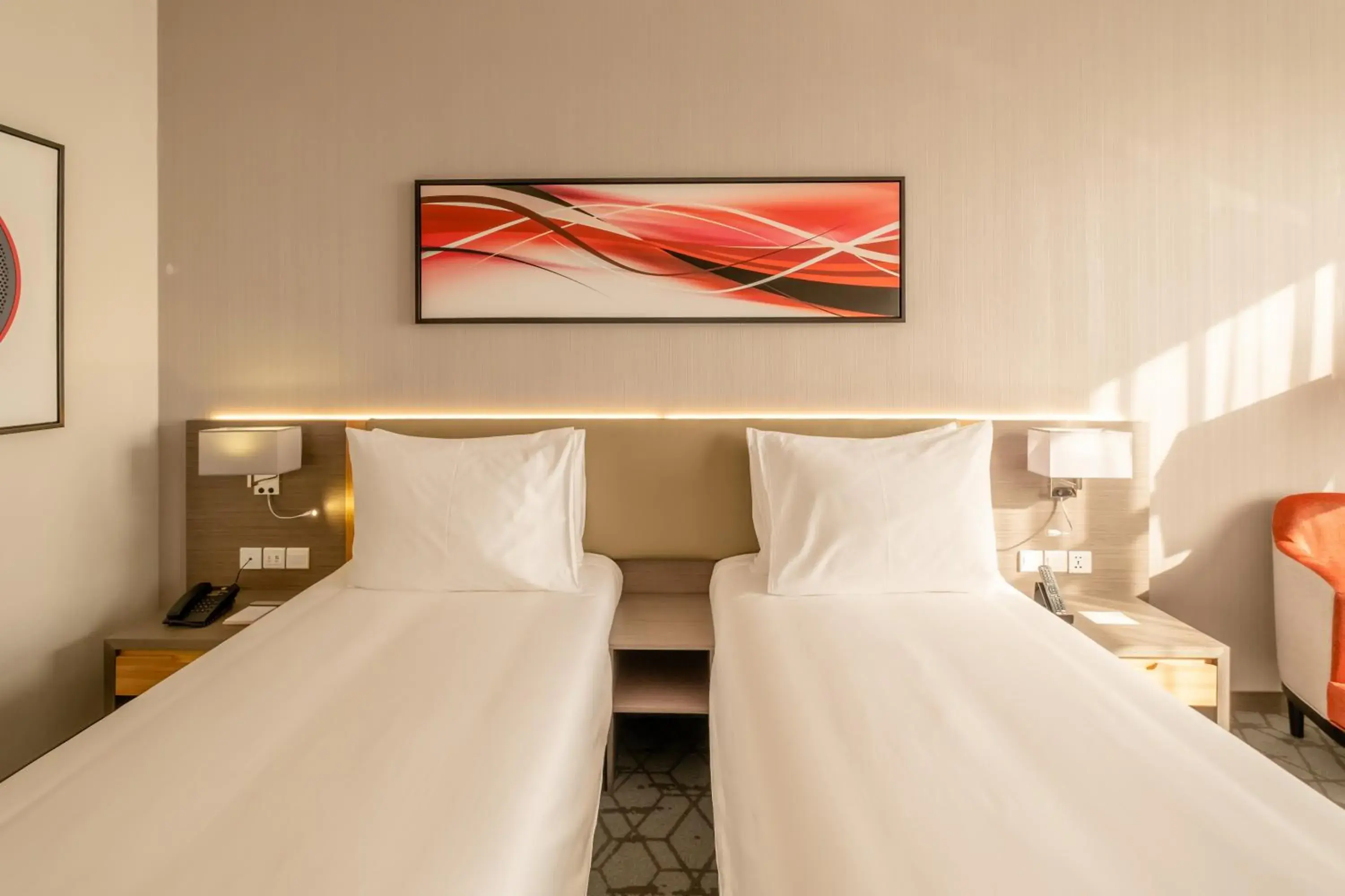 Bed in Peony Hotel Bed in Peony Hotel