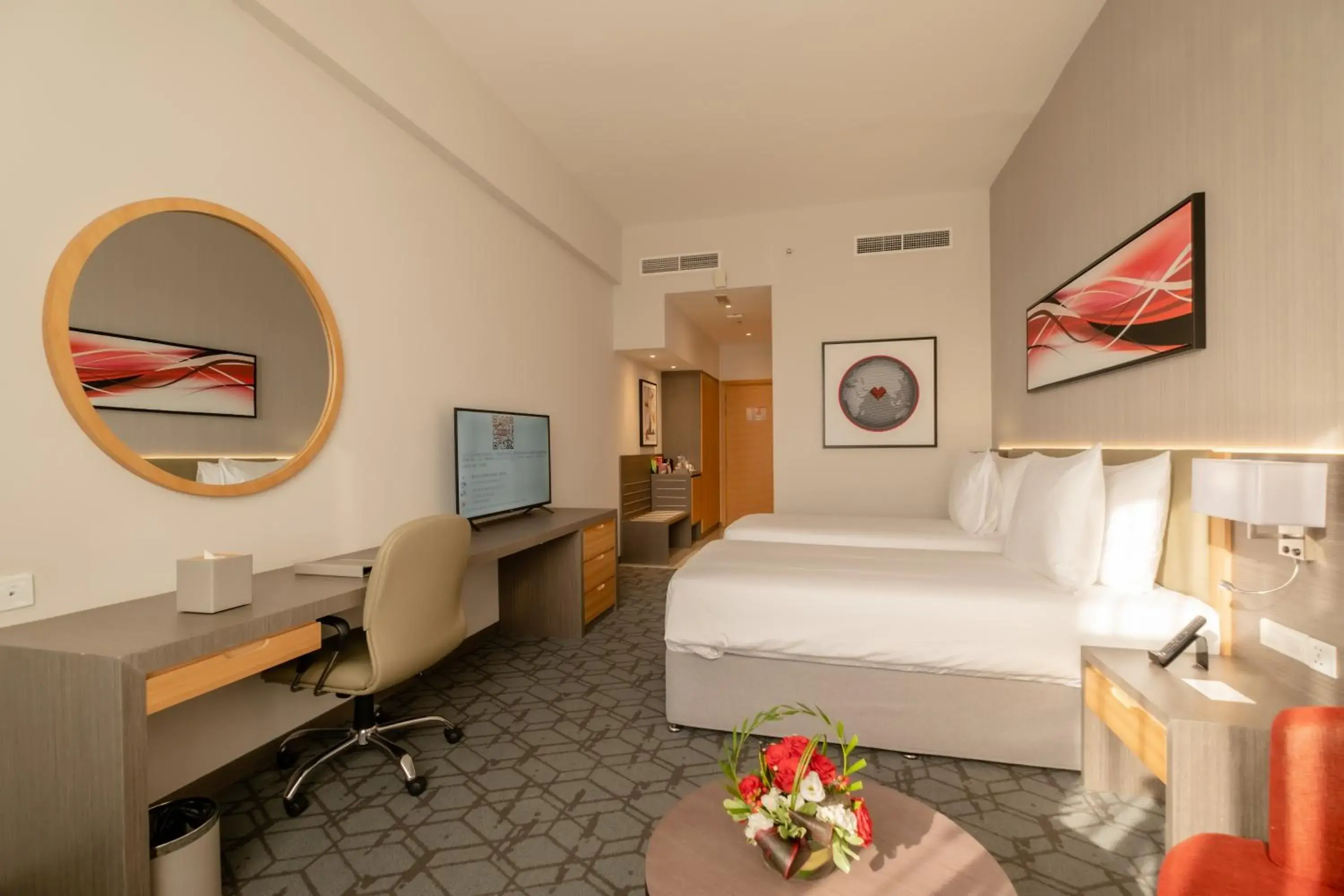 Bed in Peony Hotel Bed in Peony Hotel