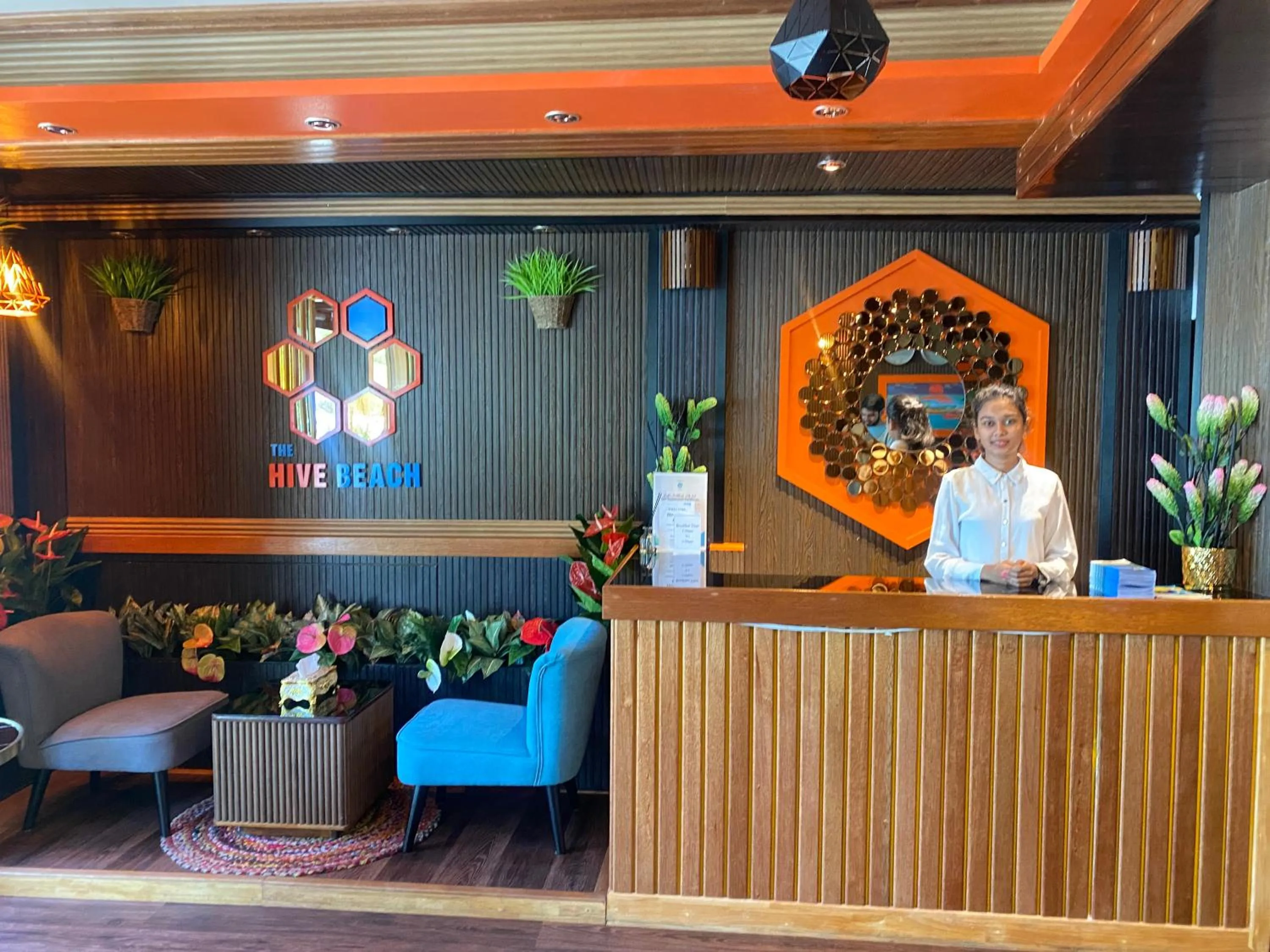 Lobby or reception in The Hive Beach