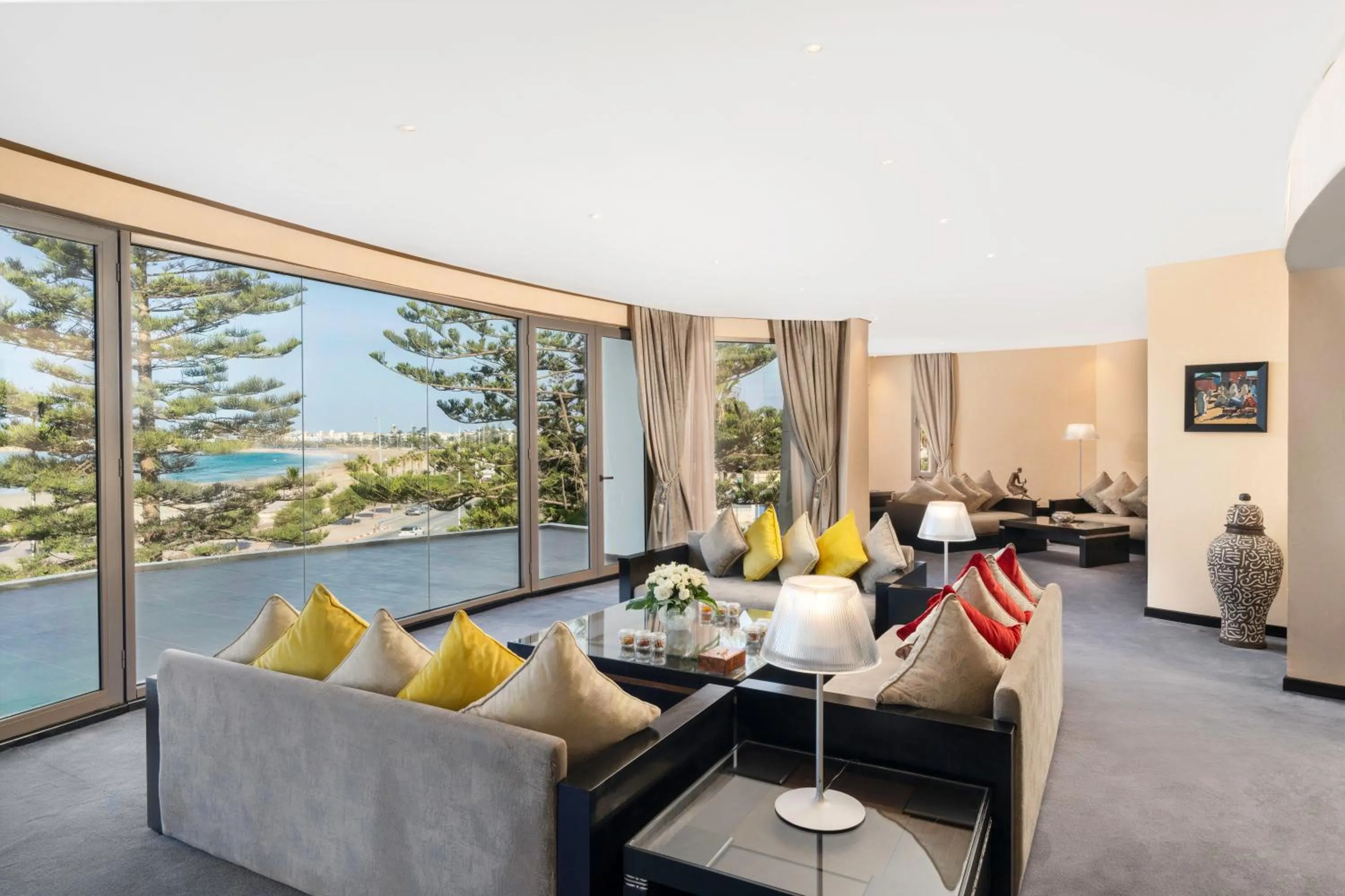 Seating area in Atlas Essaouira Riad Resort