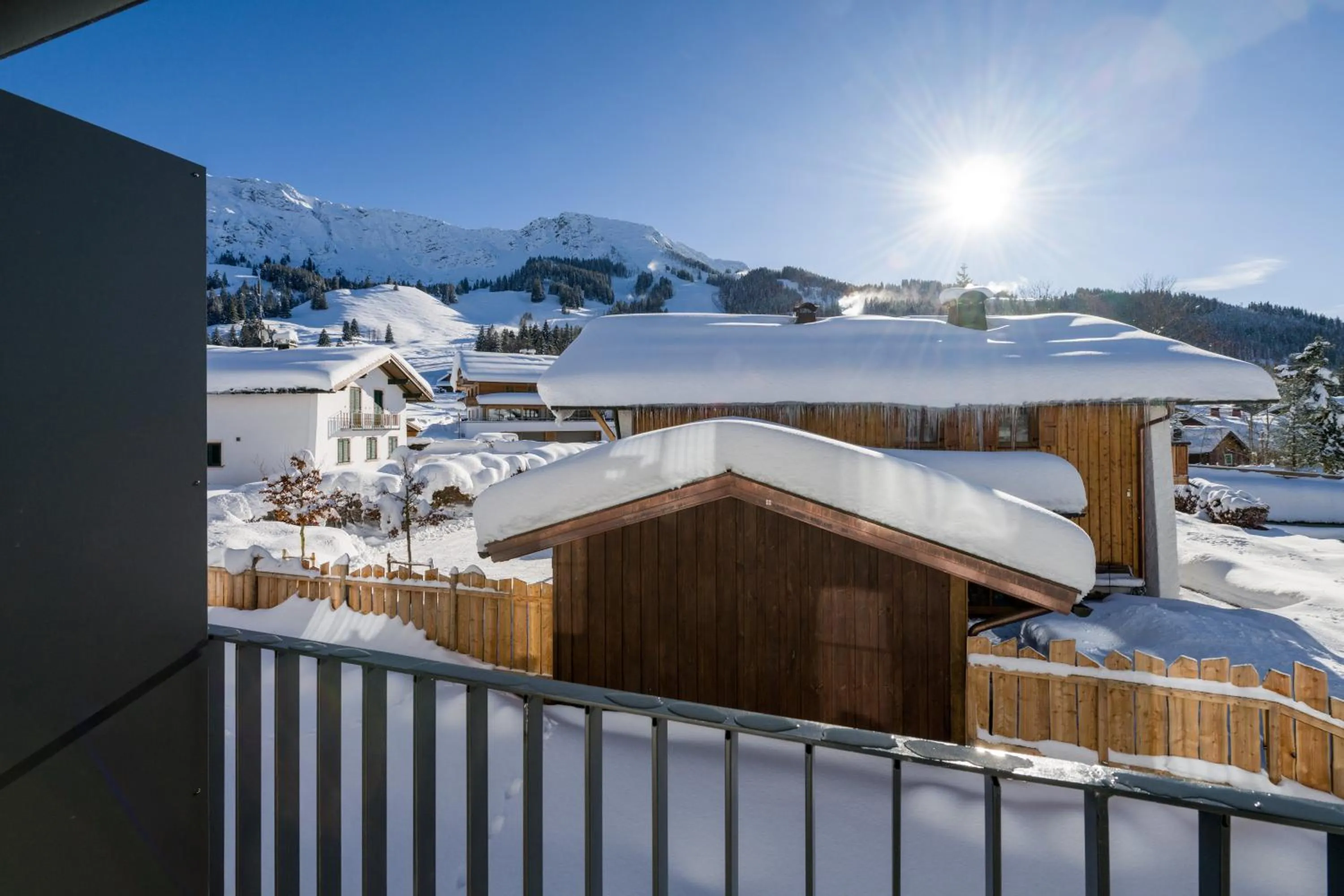 View (from property/room) in BergBuddies - Übernachtung inklusive kostenlosen Bergbahntickets und vielem mehr