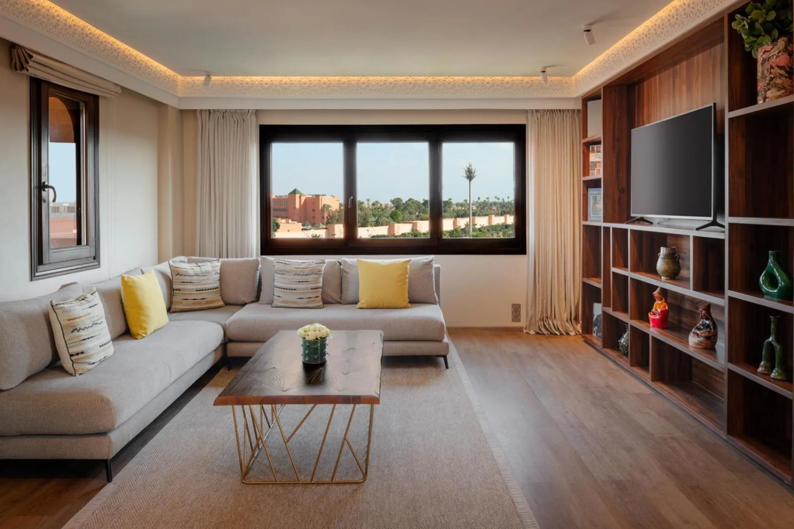 Living room in Hivernage Marrakech