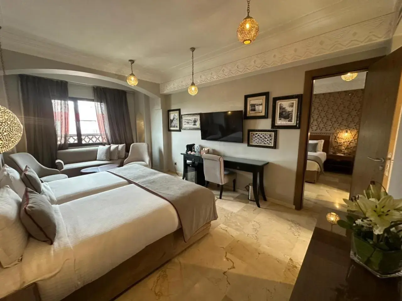 Deluxe Queen Room with Two Queen Beds in Hivernage Marrakech Deluxe Queen Room with Two Queen Beds in Hivernage Marrakech