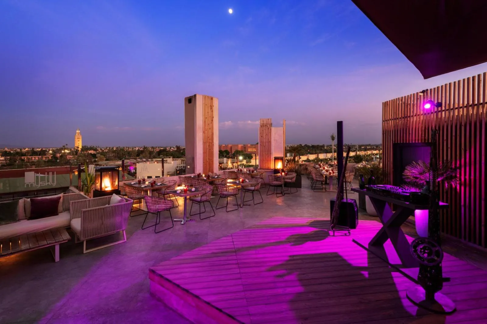 Restaurant/places to eat in Hivernage Marrakech