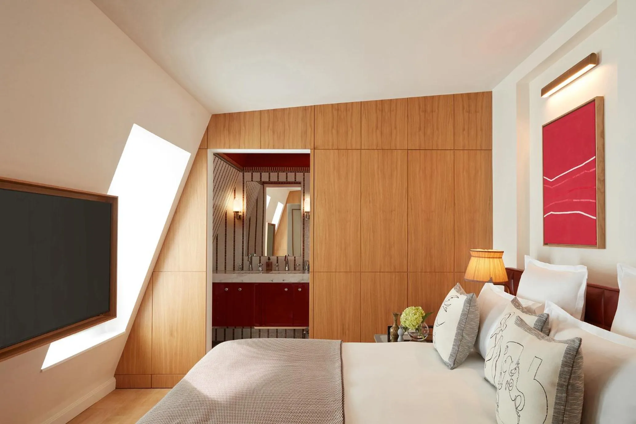 Bed in Villa-des-Prés