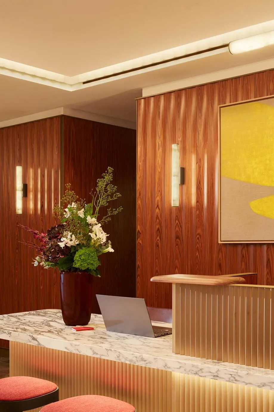 Lobby or reception in Villa-des-Prés