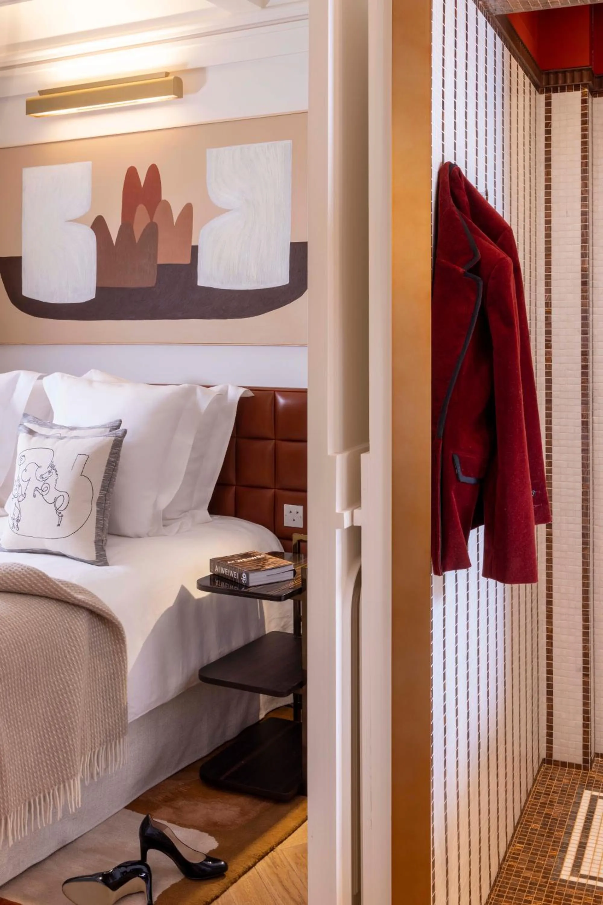 Bed in Villa-des-Prés