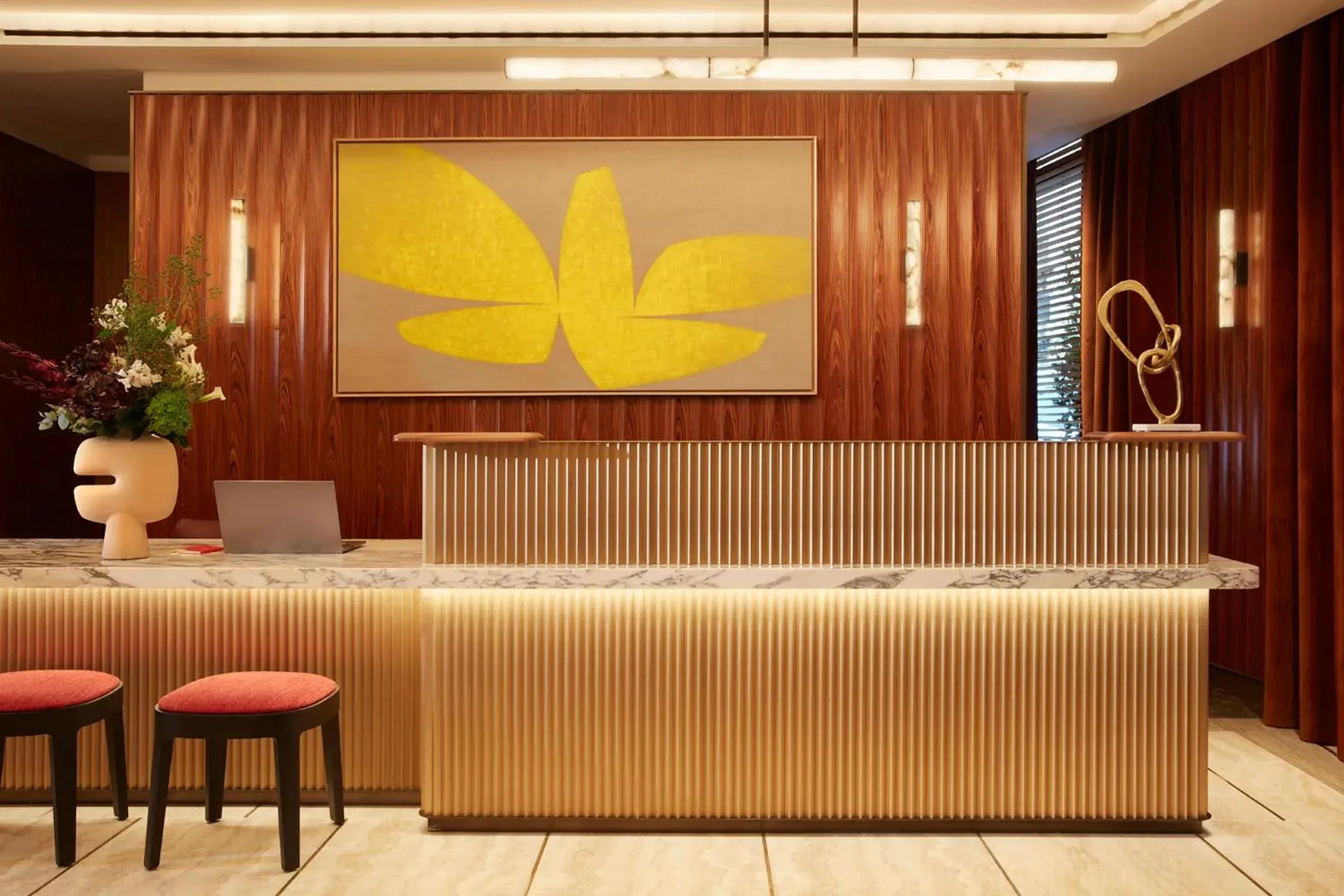 Lobby or reception in Villa-des-Prés Lobby or reception in Villa-des-Prés