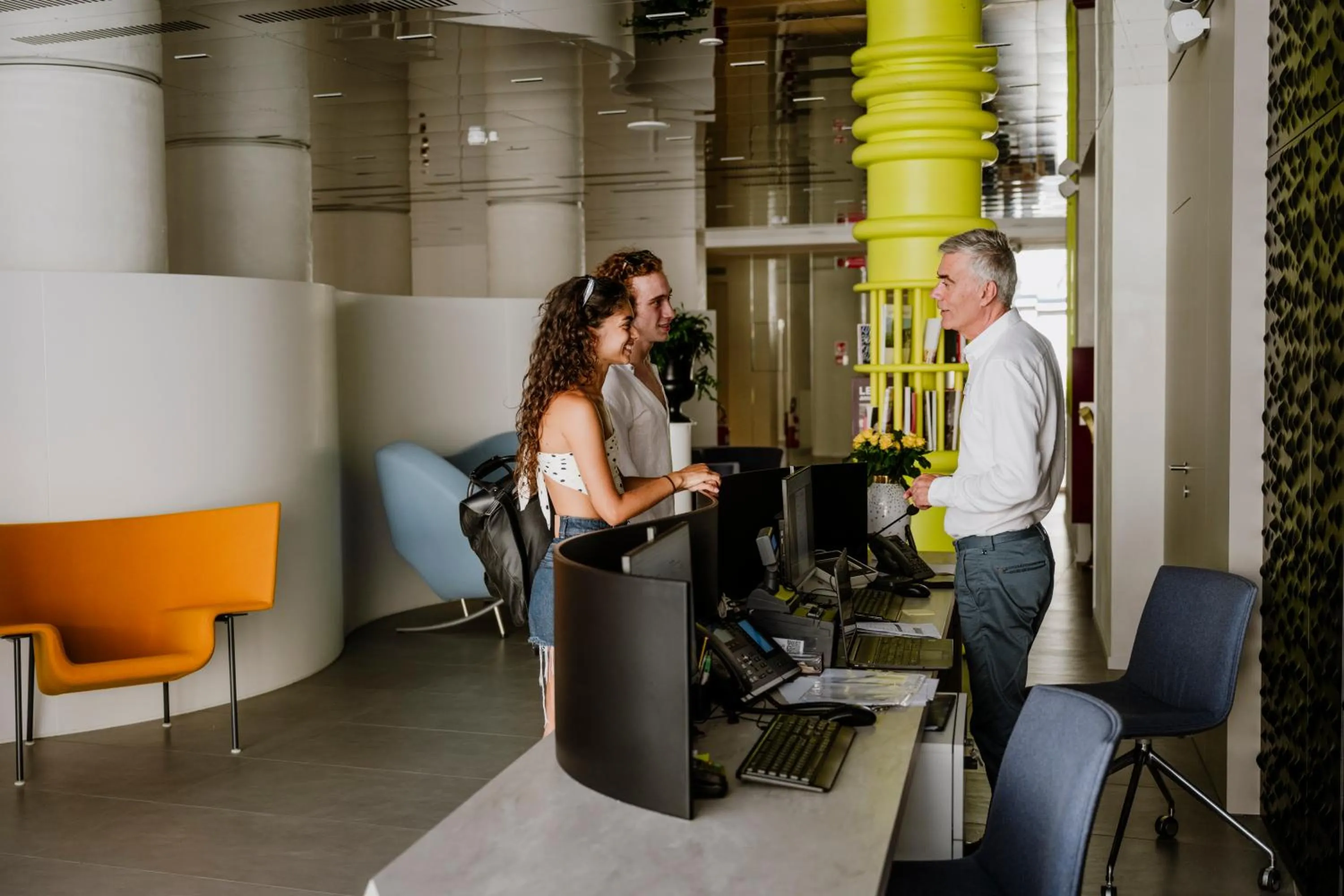 group of guests in Biancodonda Greenblu Hotel & SPA