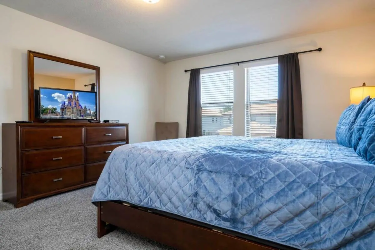 Bed in Stunning 5 Bd w/ Pool Close to Disney @ Windsor Westside 2015