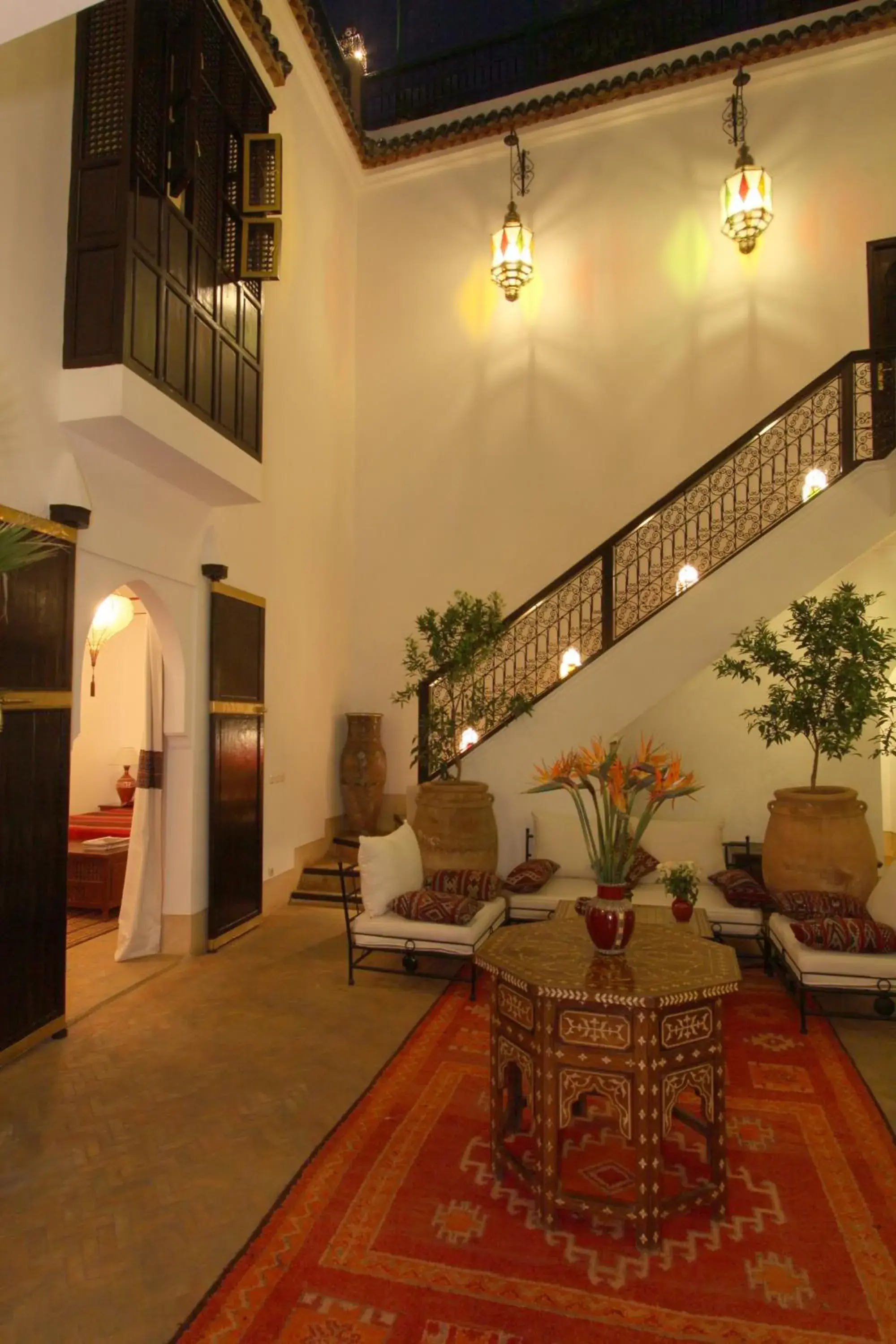 Balcony/Terrace, Lobby/Reception in Riad Karmela