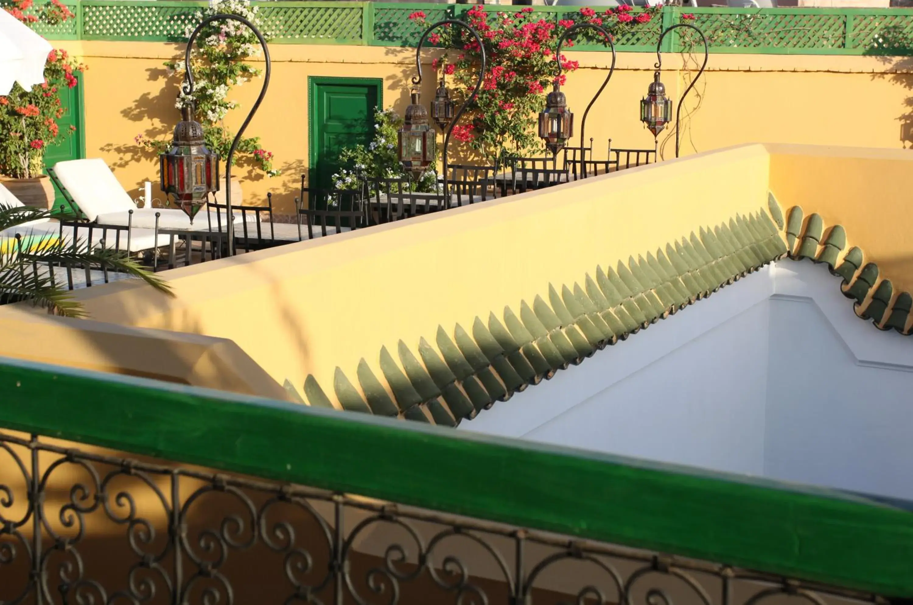 Balcony/Terrace in Riad Karmela