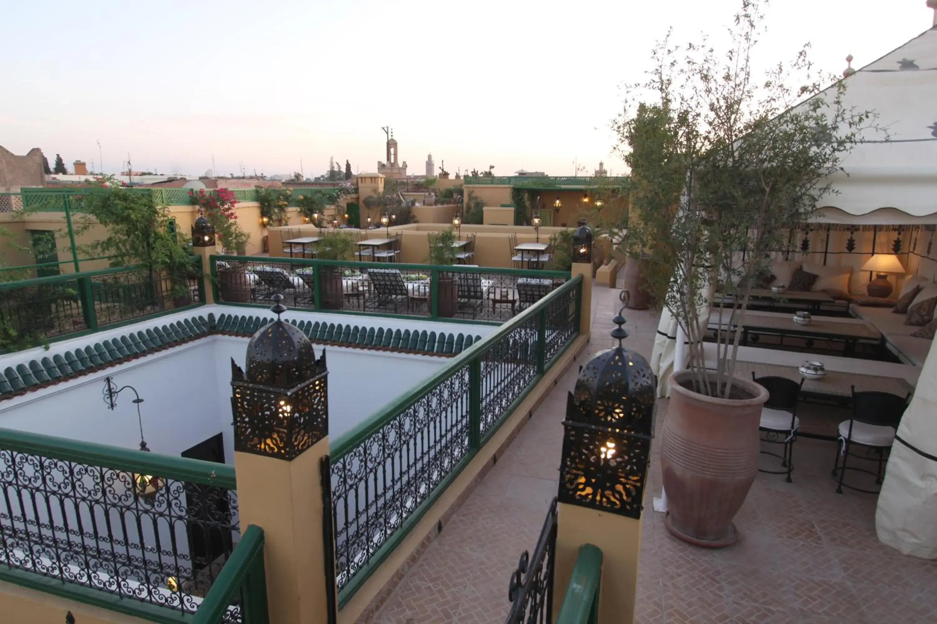 Balcony/Terrace in Riad Karmela