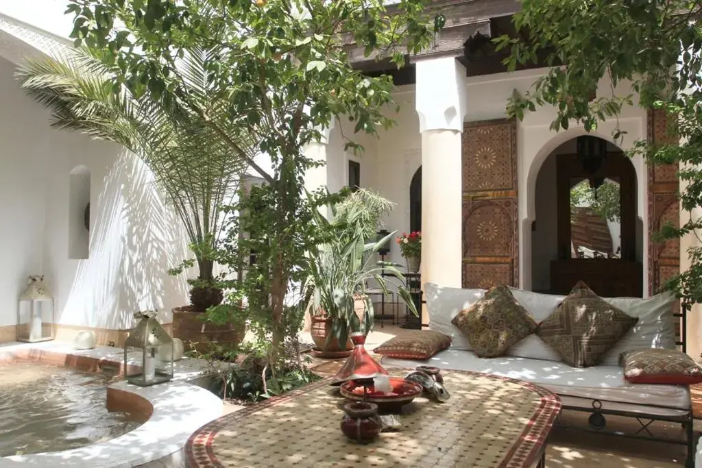 Garden view in Riad Karmela