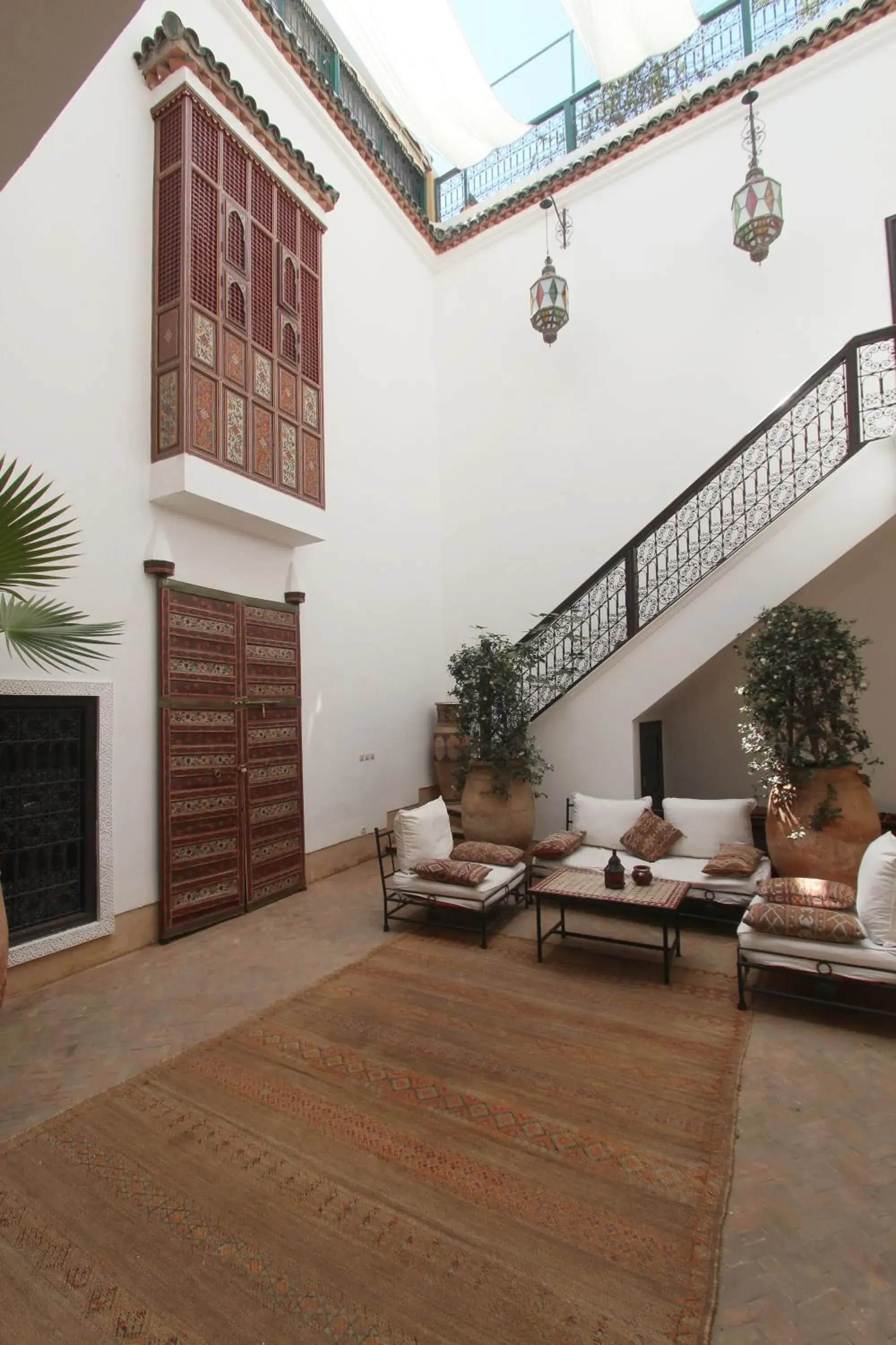 Lobby or reception in Riad Karmela