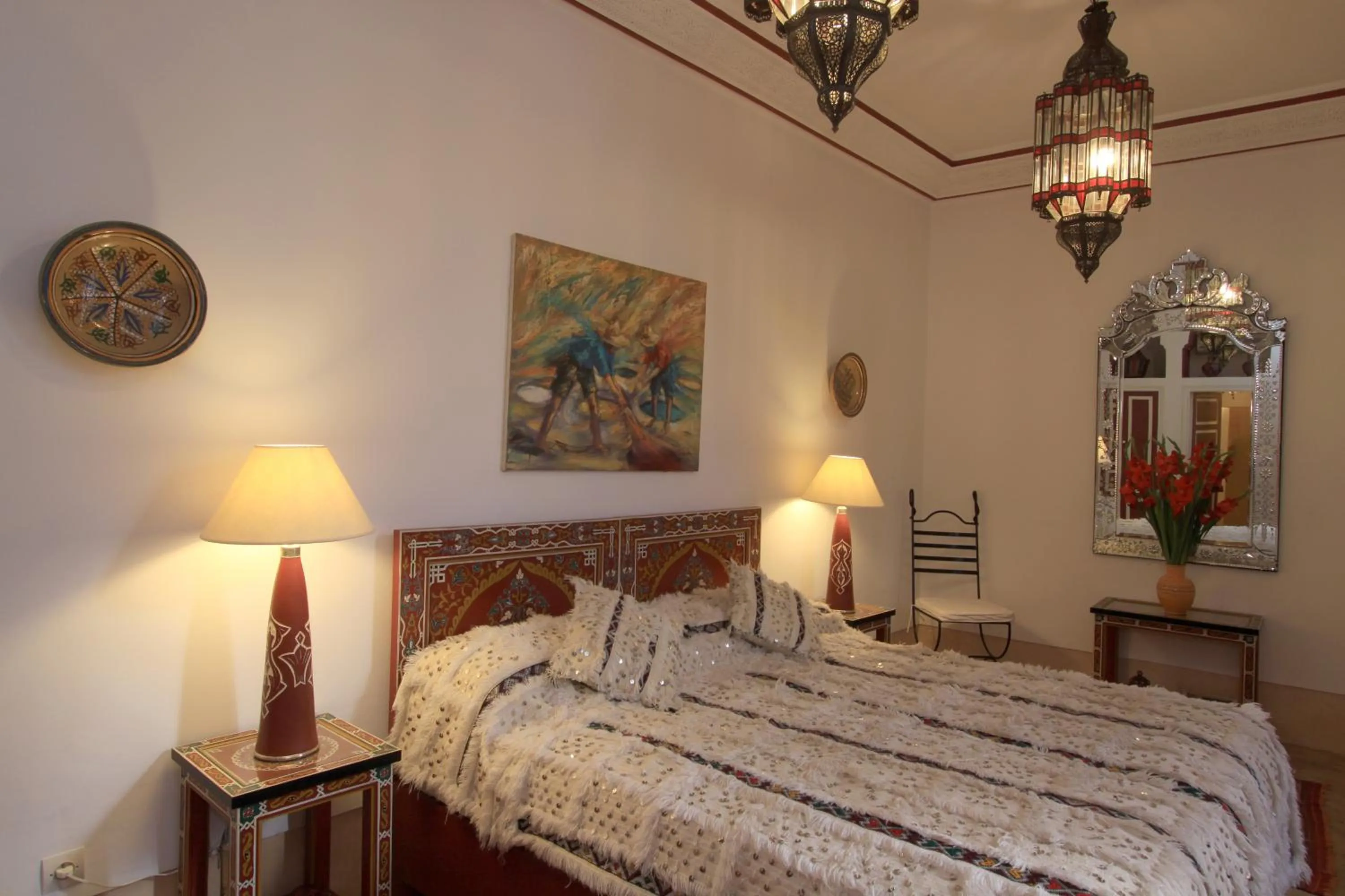 Photo of the whole room, Bed in Riad Karmela