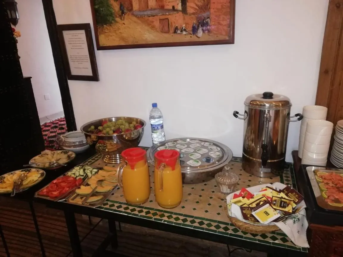 Continental breakfast in Riad Karmela
