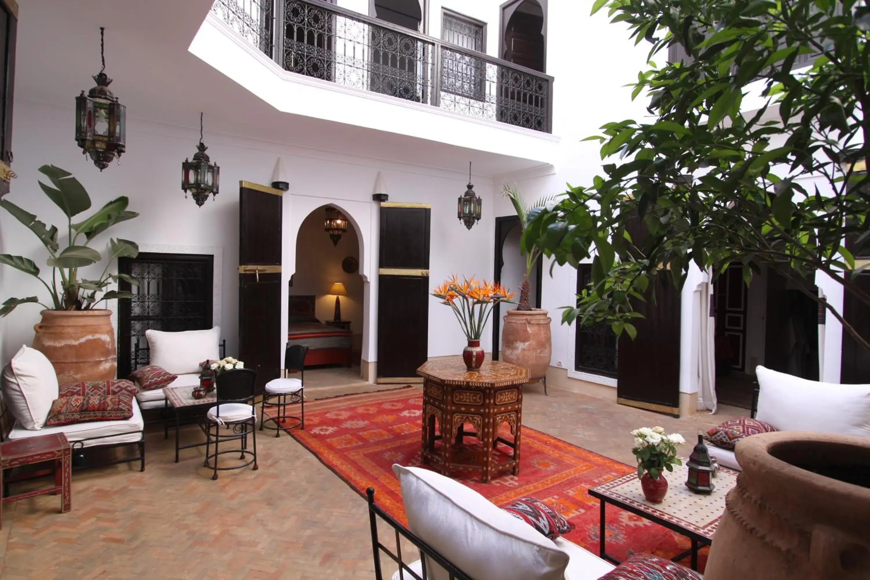 Lobby or reception in Riad Karmela