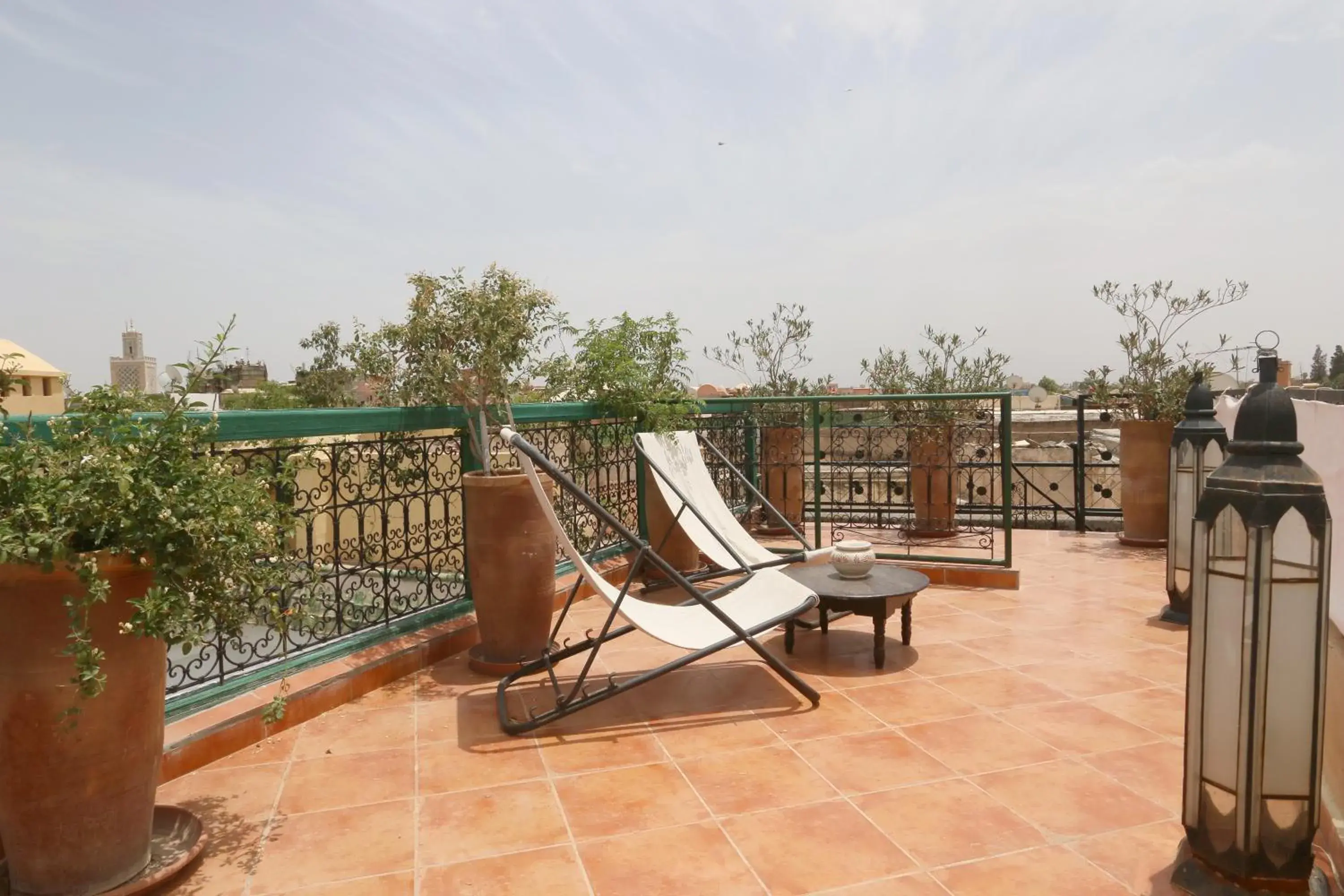 Balcony/Terrace in Riad Karmela