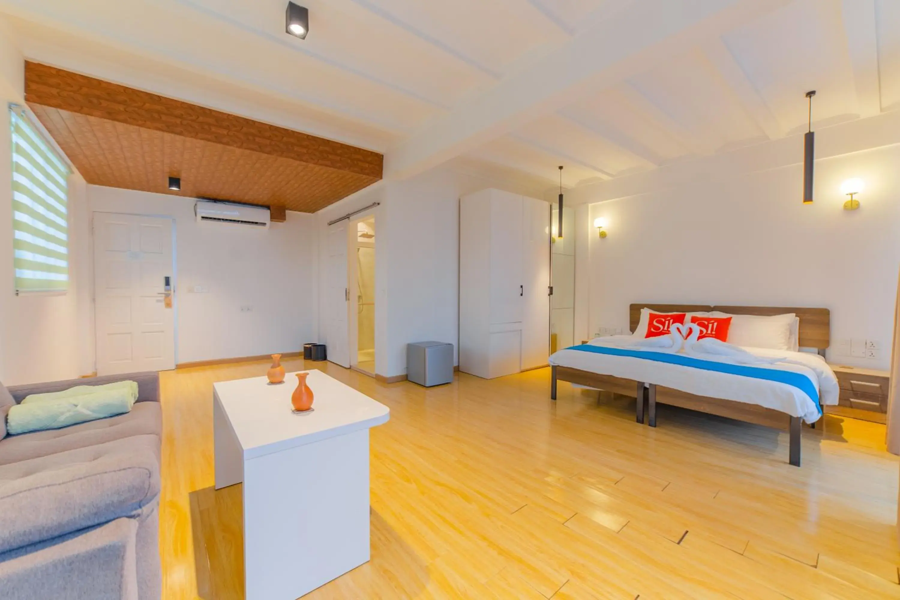 Bed in Si! Coral Inn Bed in Si! Coral Inn