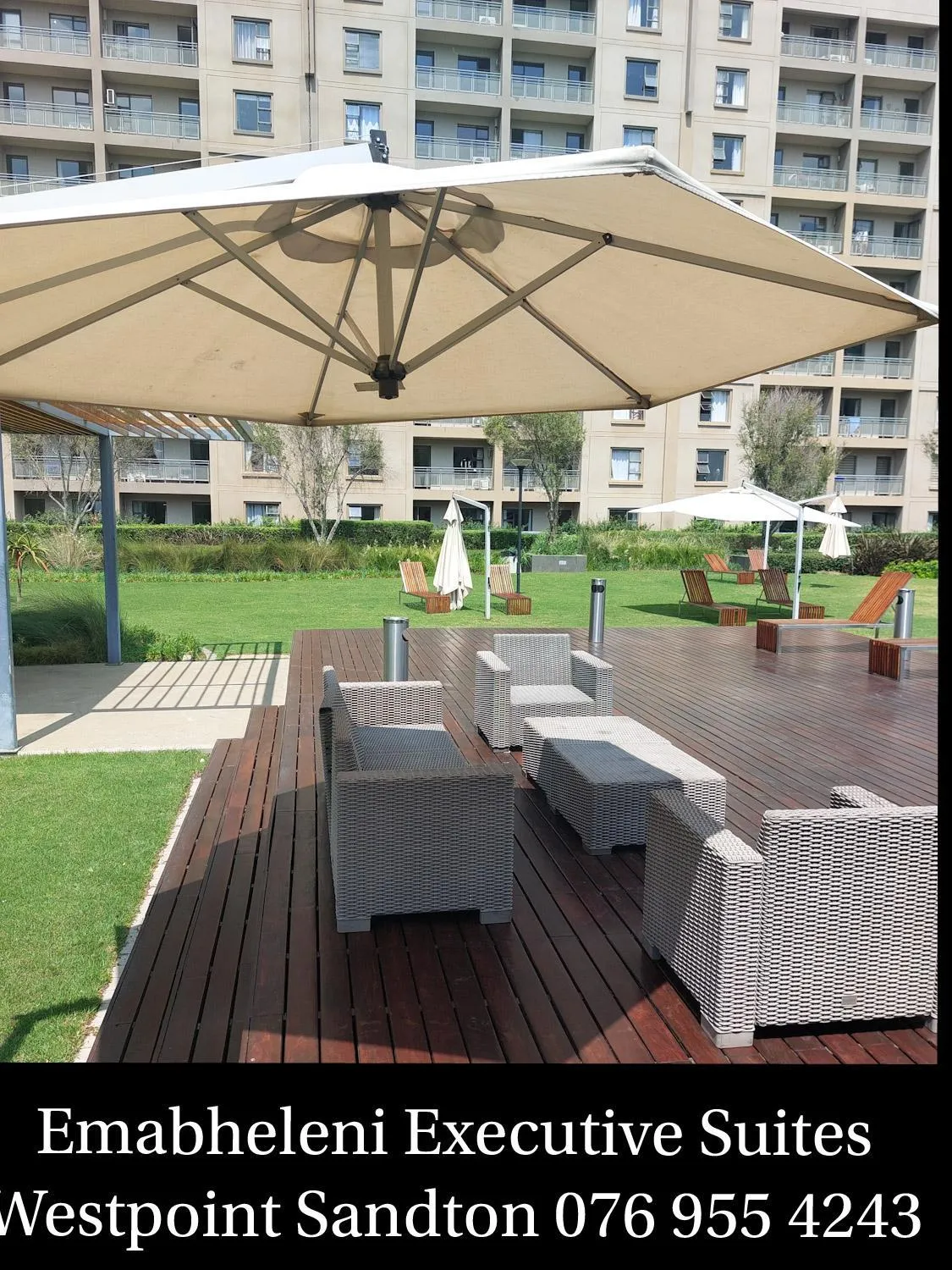 Balcony/Terrace in Sandton Suites Westpoint