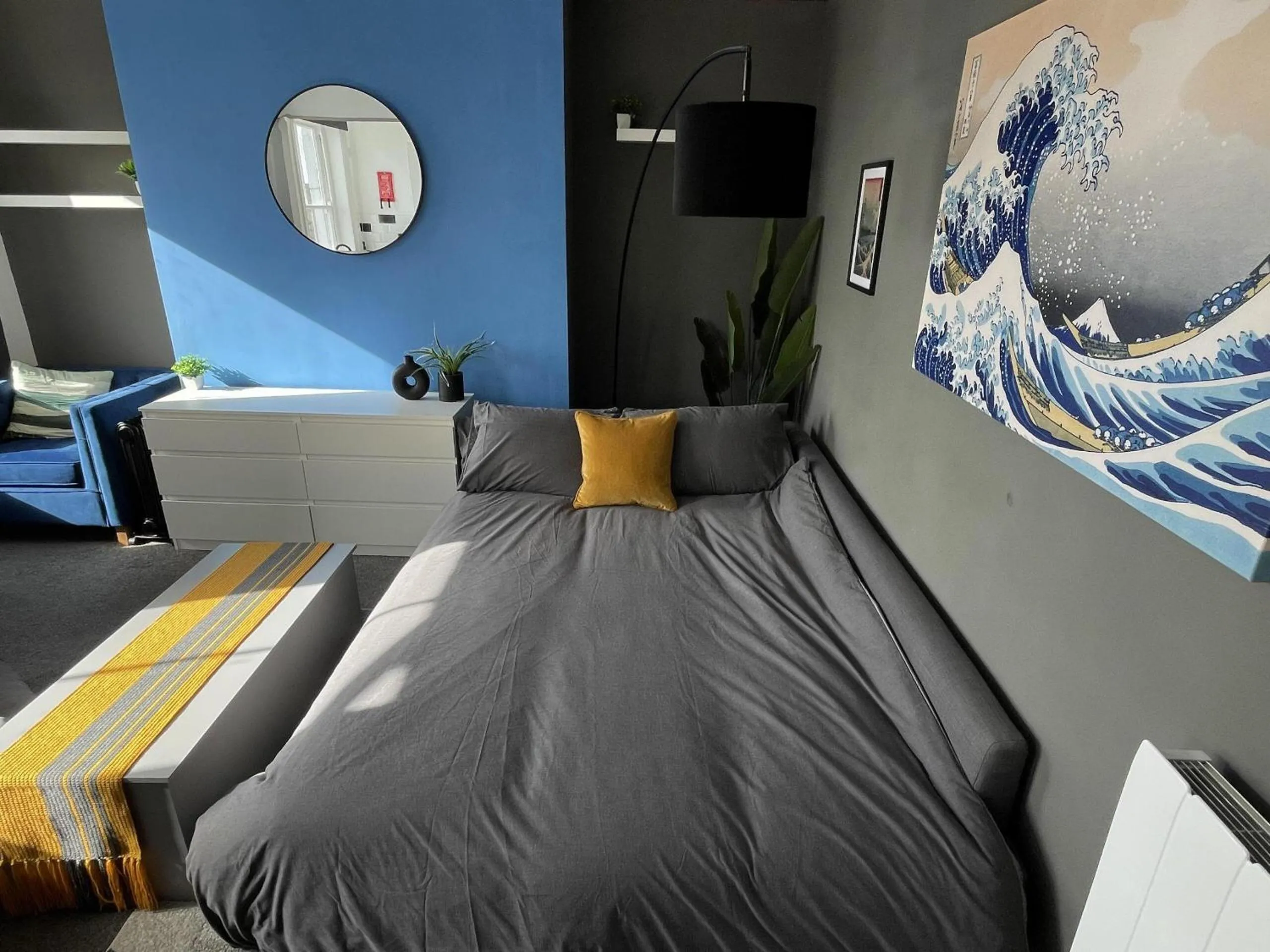 Bedroom, Bed in Coastal Comfort, Seaside Flat