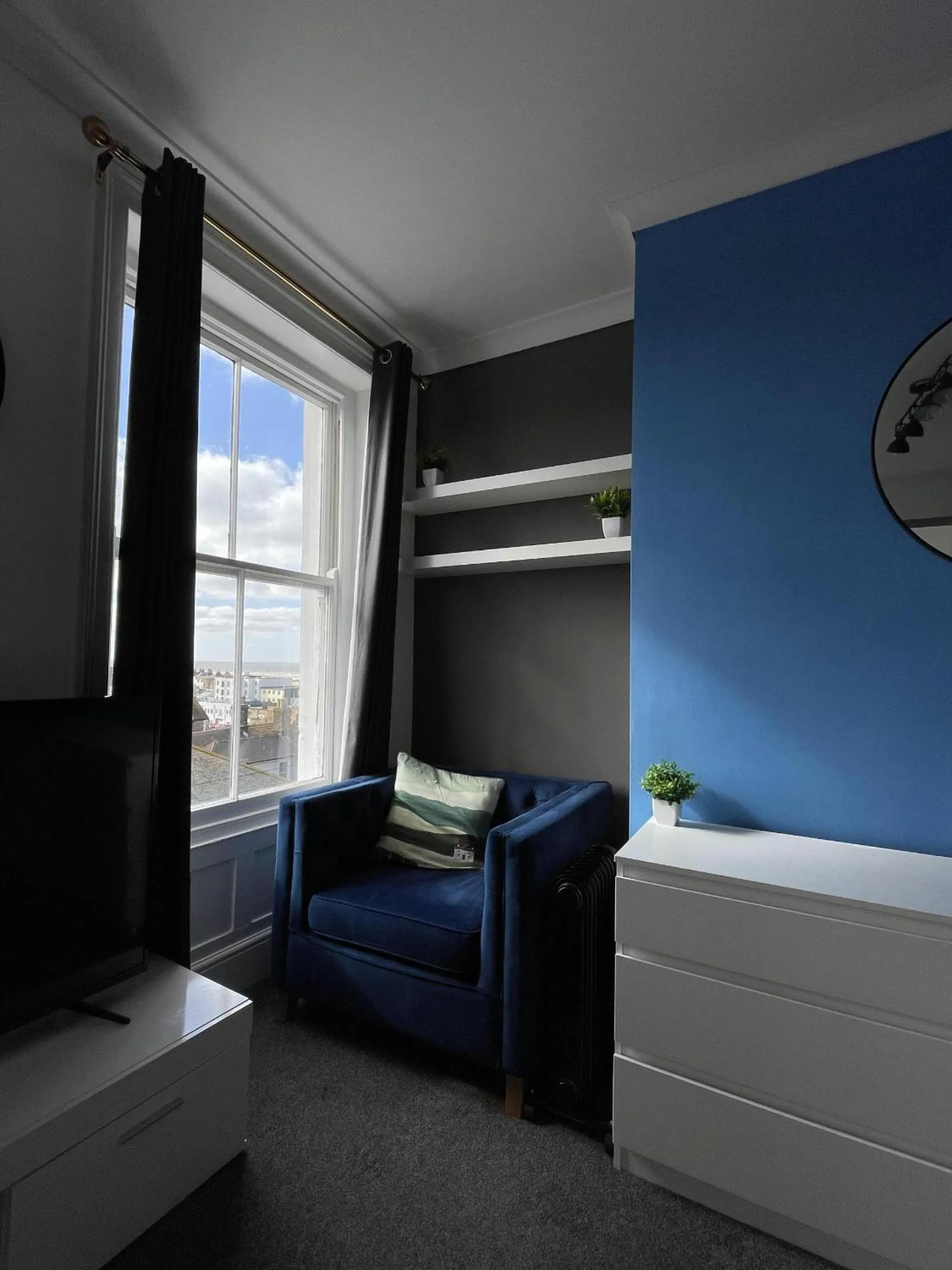 Living room in Coastal Comfort, Seaside Flat