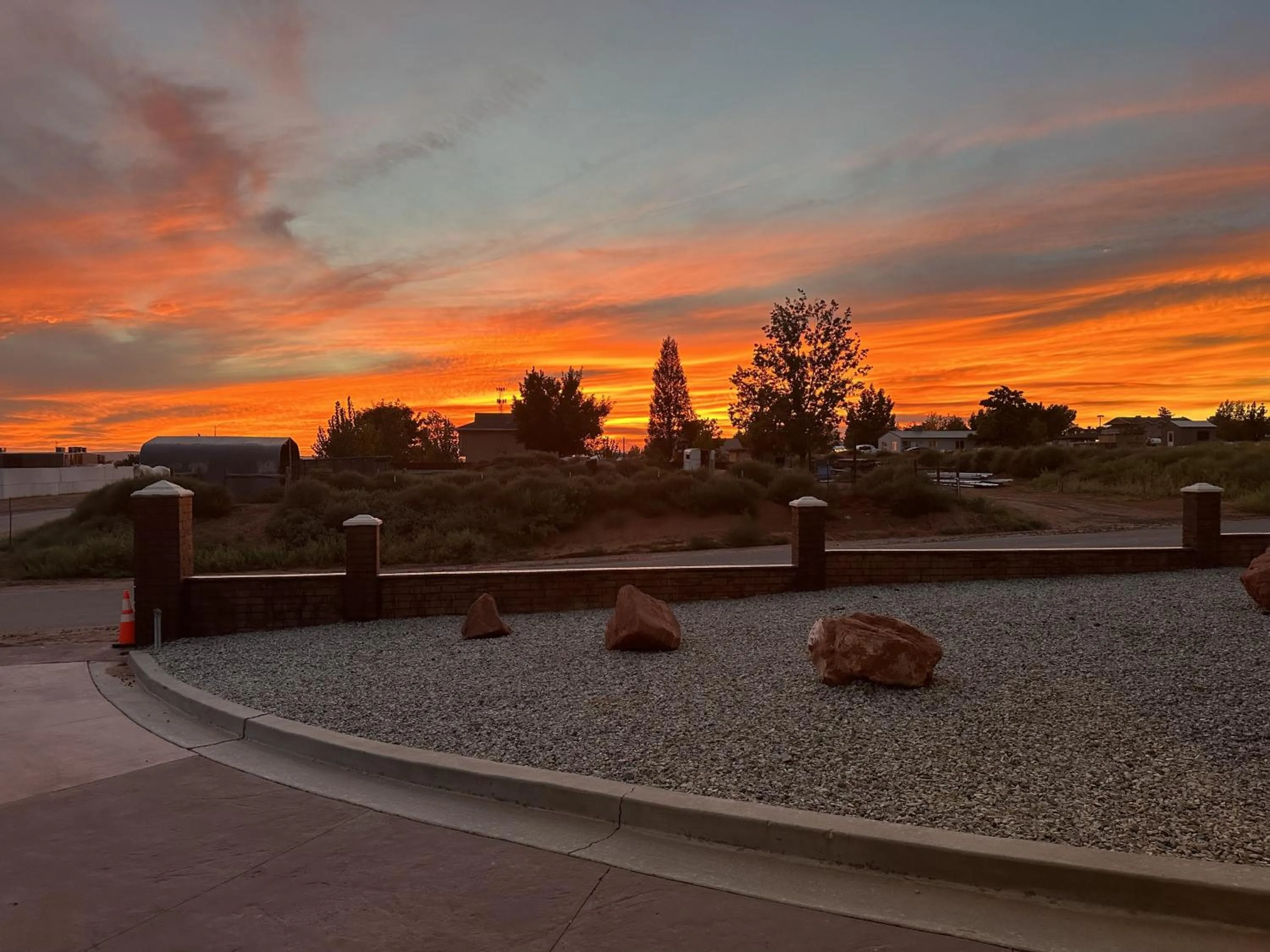 Natural landscape in Zion Cliff Lodge