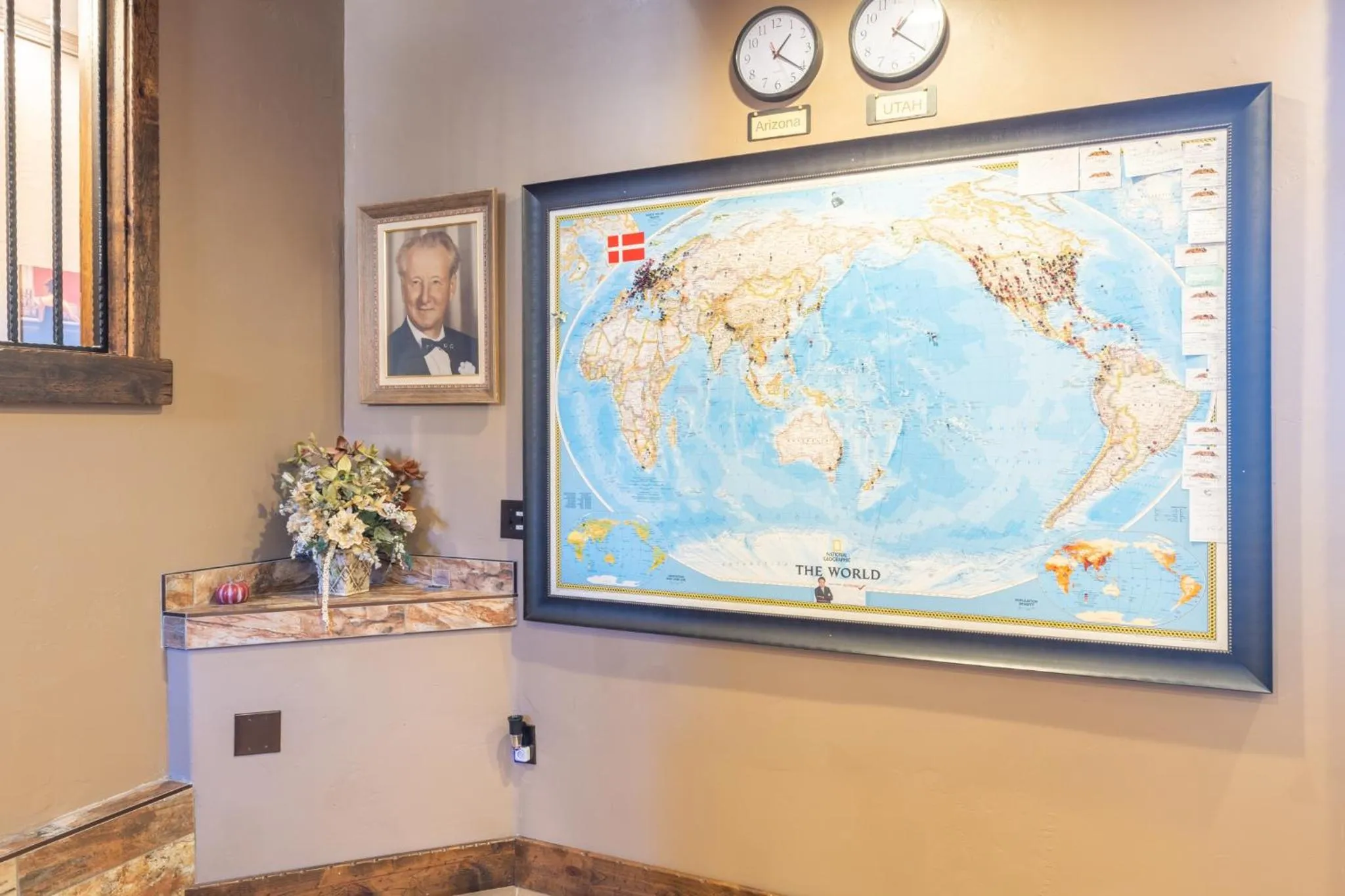 Decorative detail in Zion Cliff Lodge