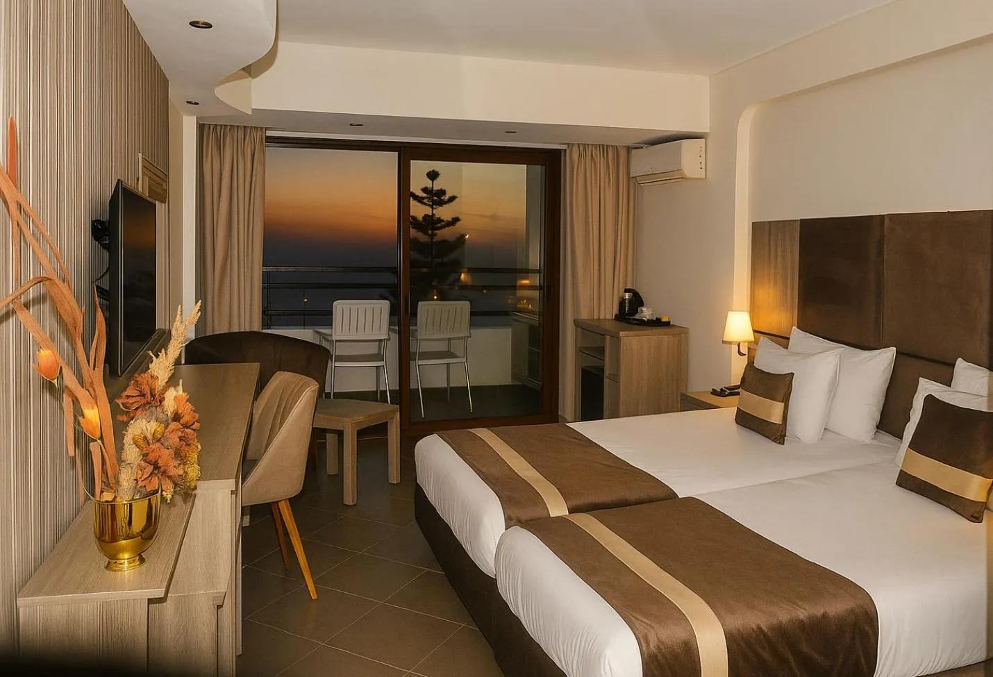 Bed in Anezi Tower Hotel