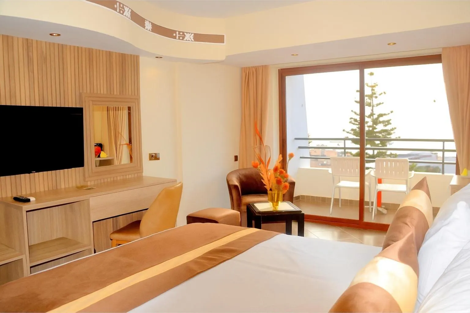 Bed in Anezi Tower Hotel