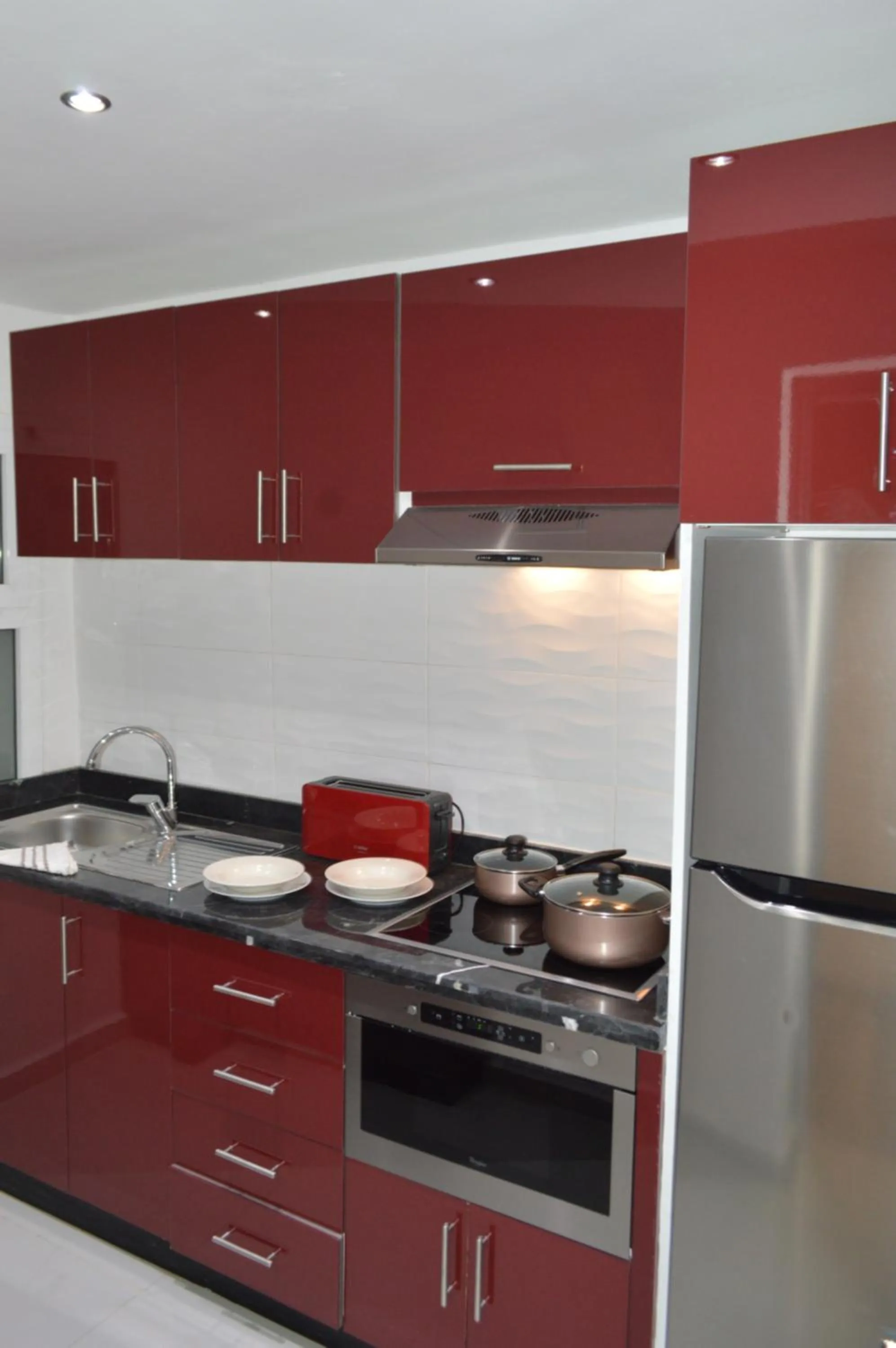 Kitchen or kitchenette in Anezi Tower Hotel