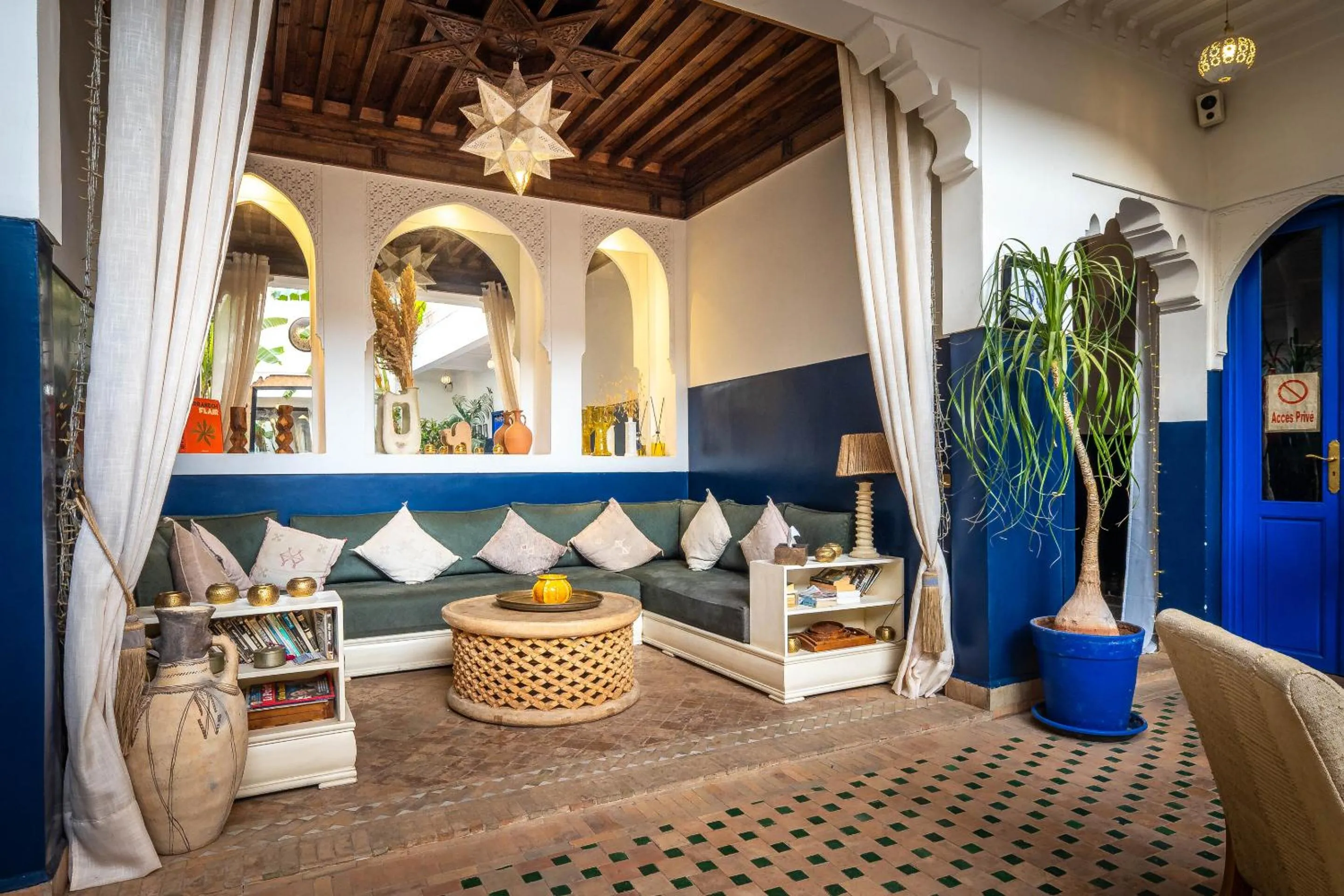 Living room in Riad Sheba