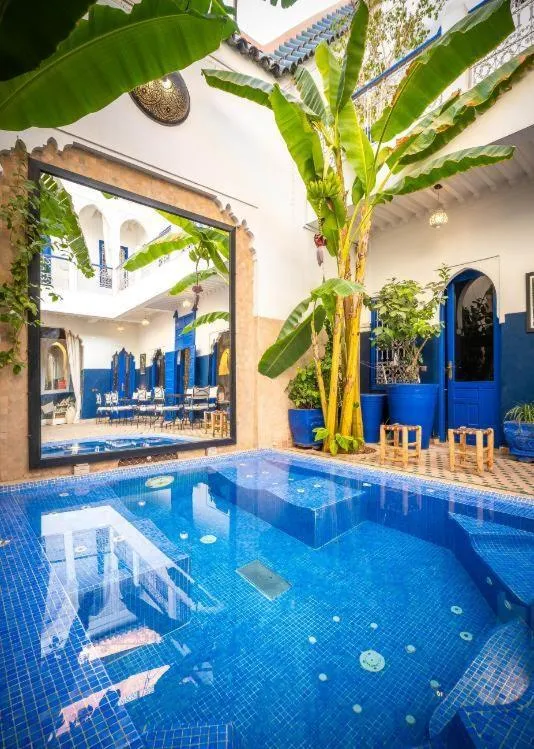 Pool view in Riad Sheba