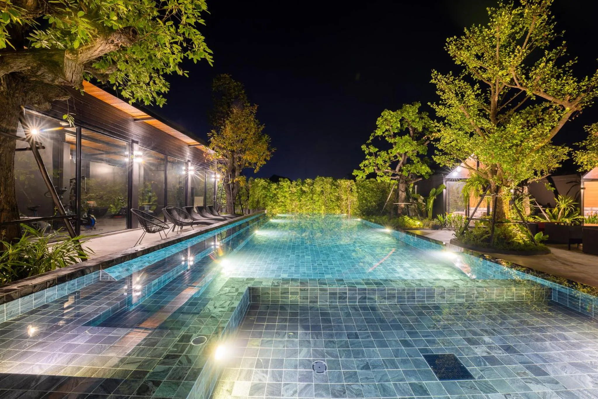 Night in The View Chiang Dao