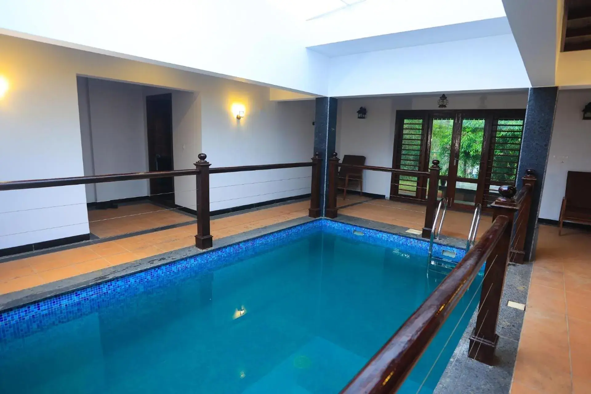 Pool view in Heaven Inn Munnar Pool view in Heaven Inn Munnar