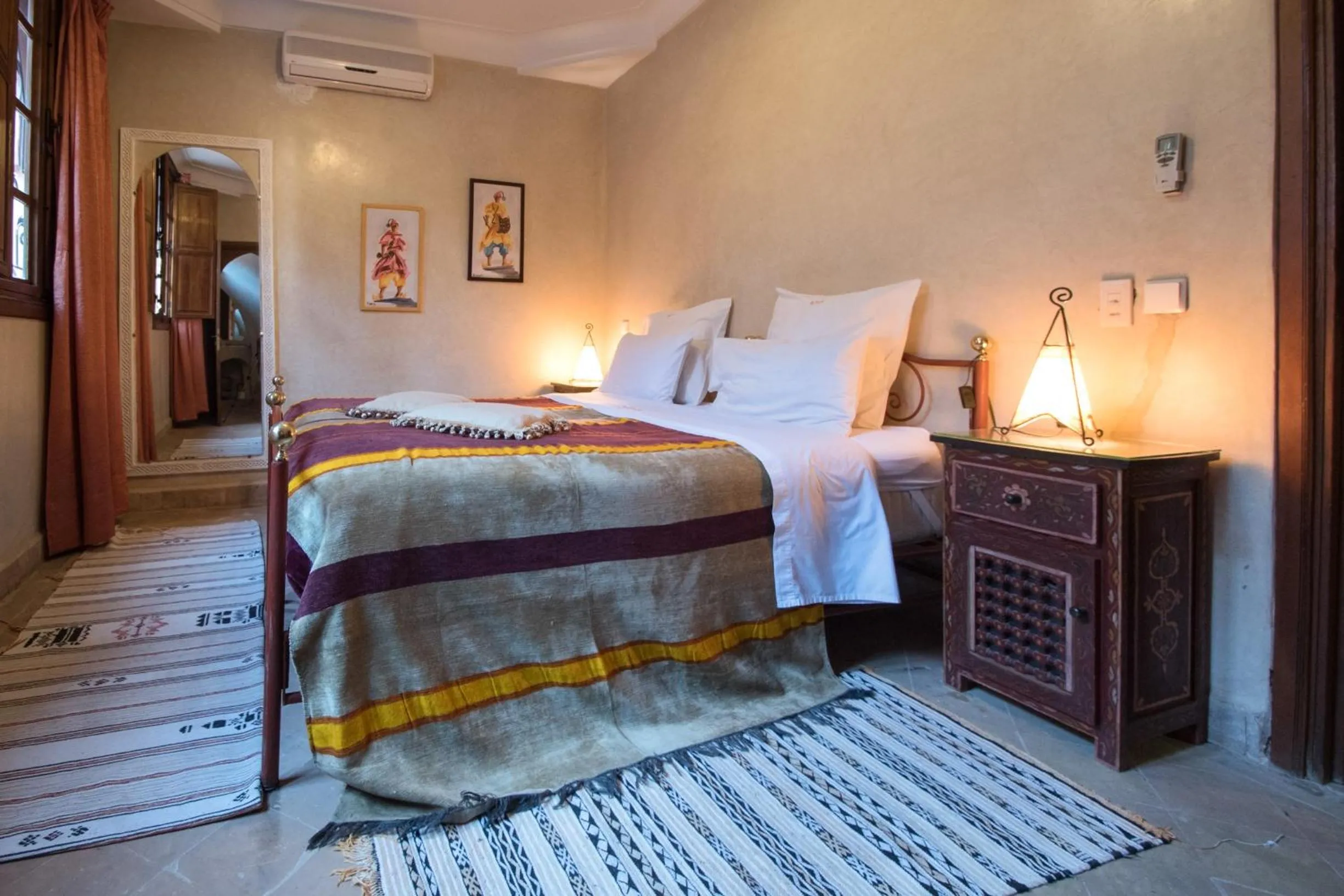 Bed in Riad Mazal