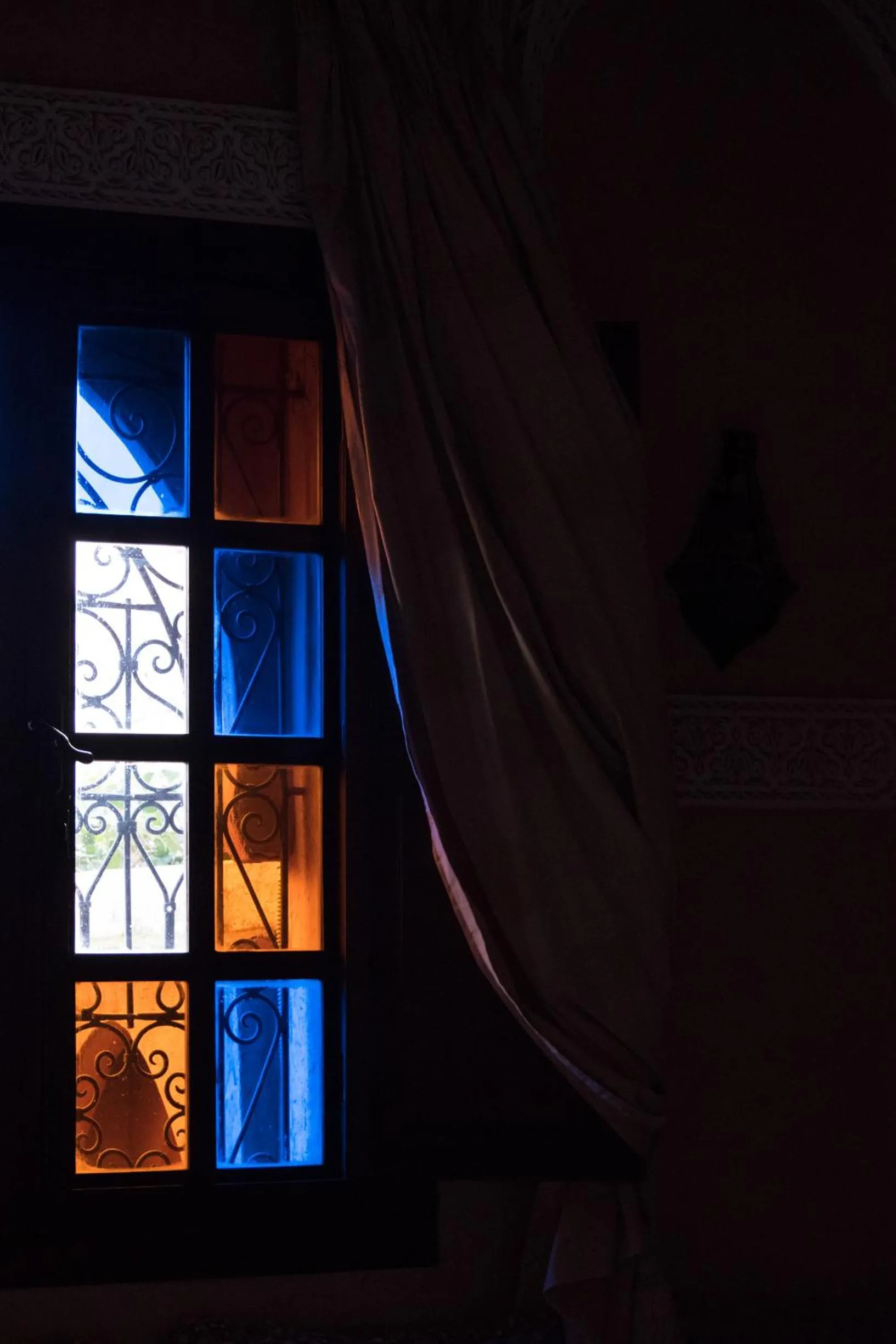 Decorative detail in Riad Mazal