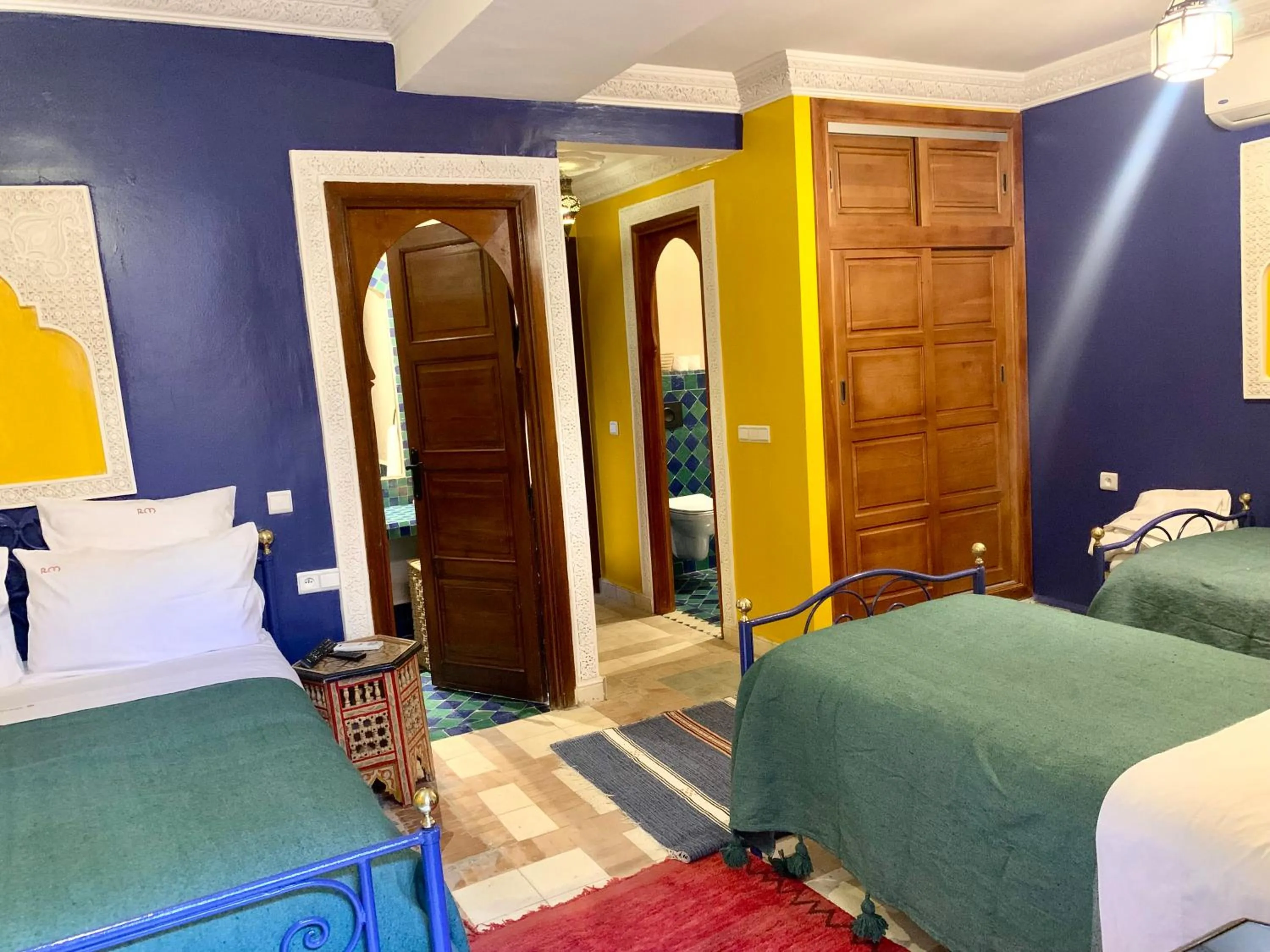 Bed in Riad Mazal