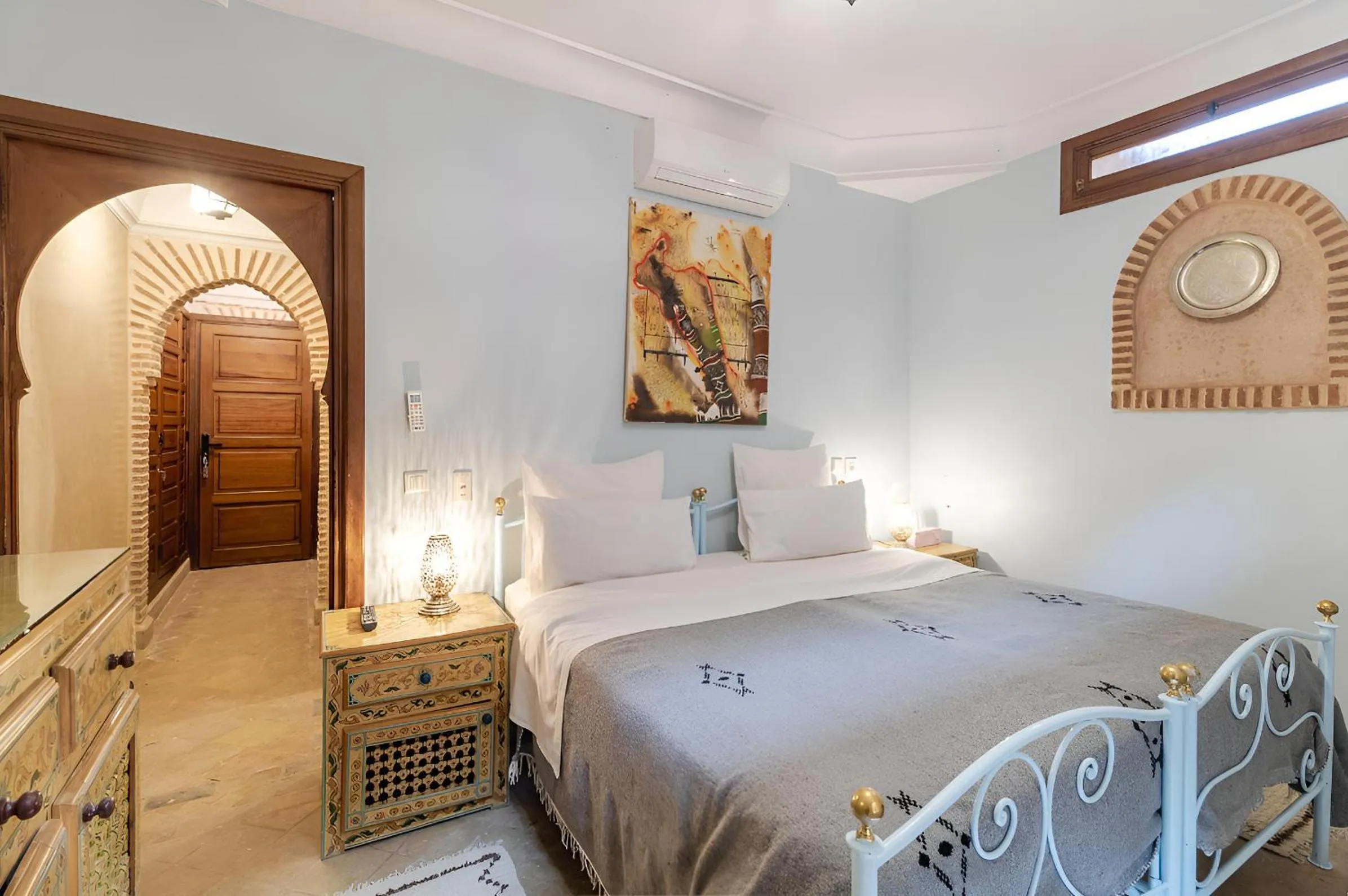 Bed in Riad Mazal