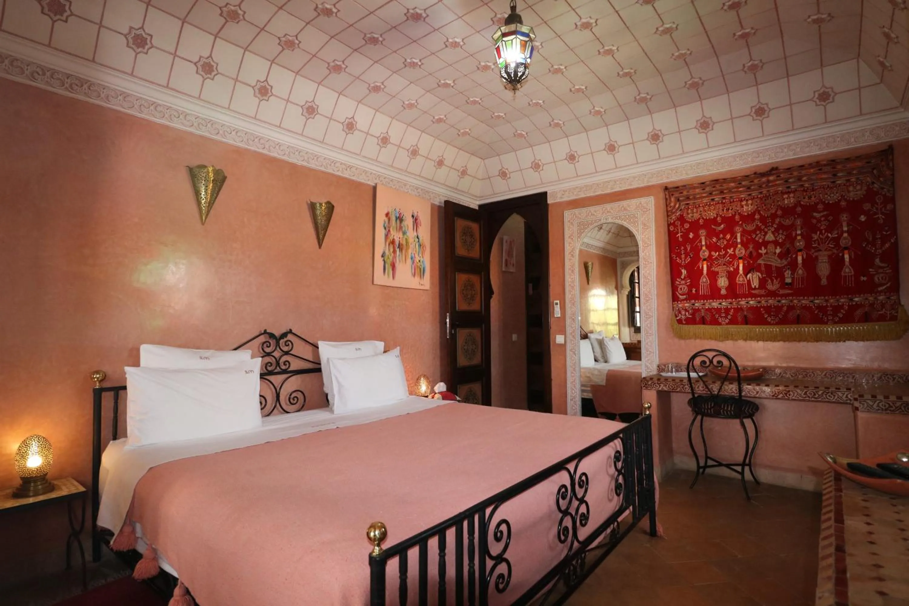 Bed in Riad Mazal