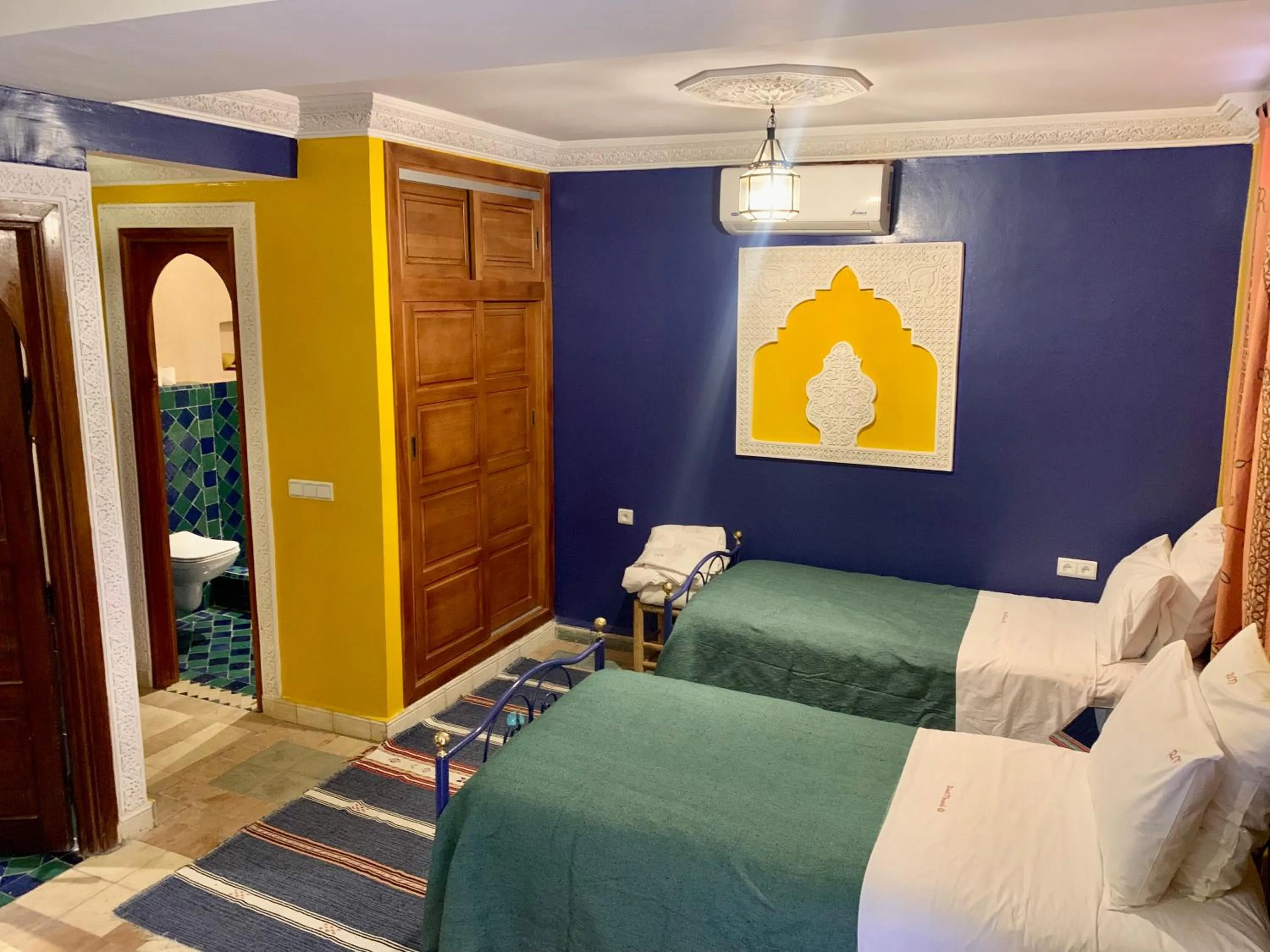 Bed in Riad Mazal